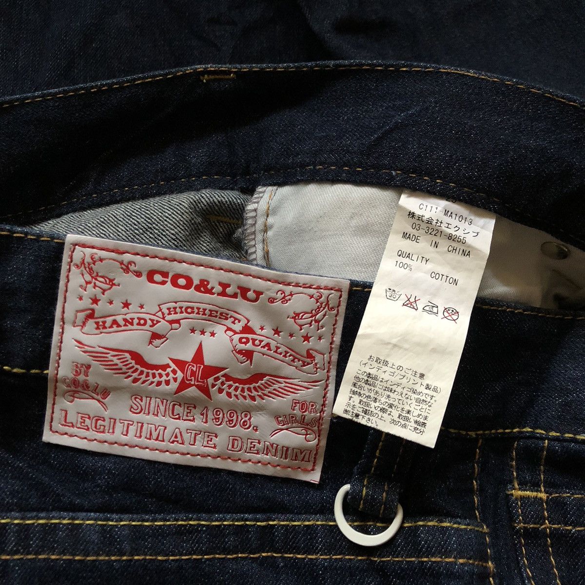 Japanese Brand Co&LU nice Design Printed Denim Pants Size US 30 / EU 46 - 5 Thumbnail