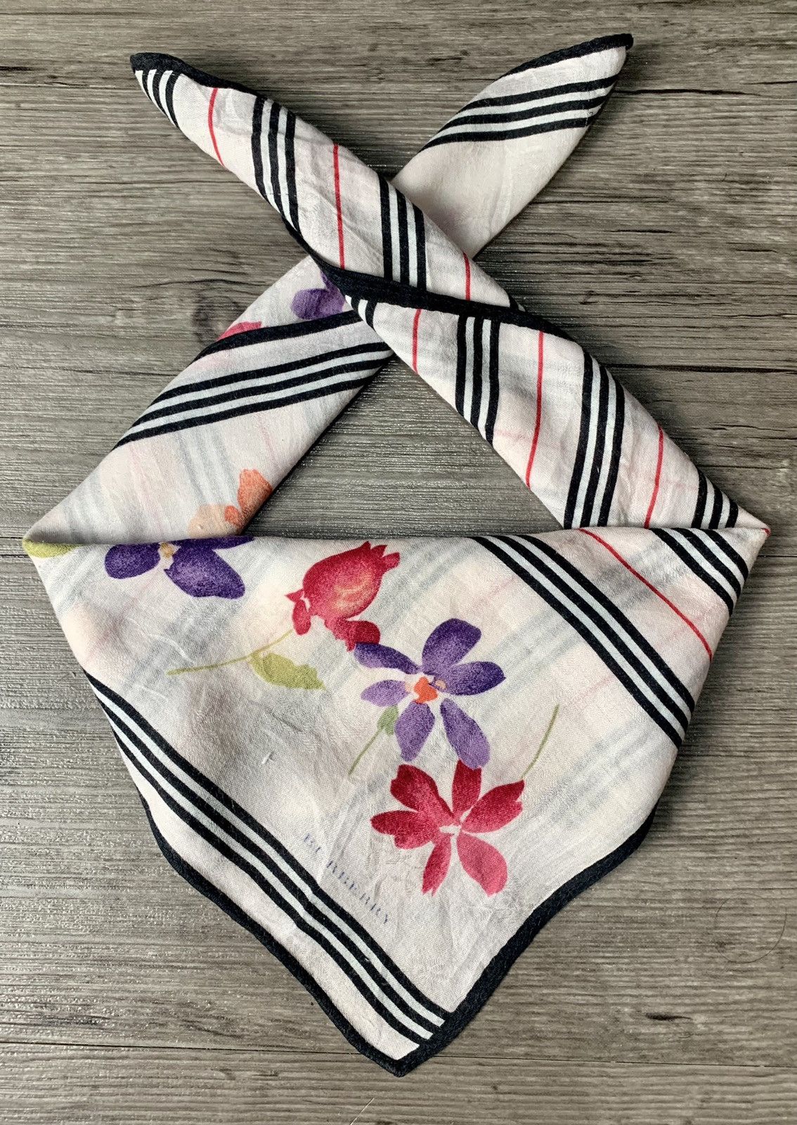 Burberry Burberry Handkercheif Pocketsquares Scarf Size ONE SIZE - 1 Thumbnail