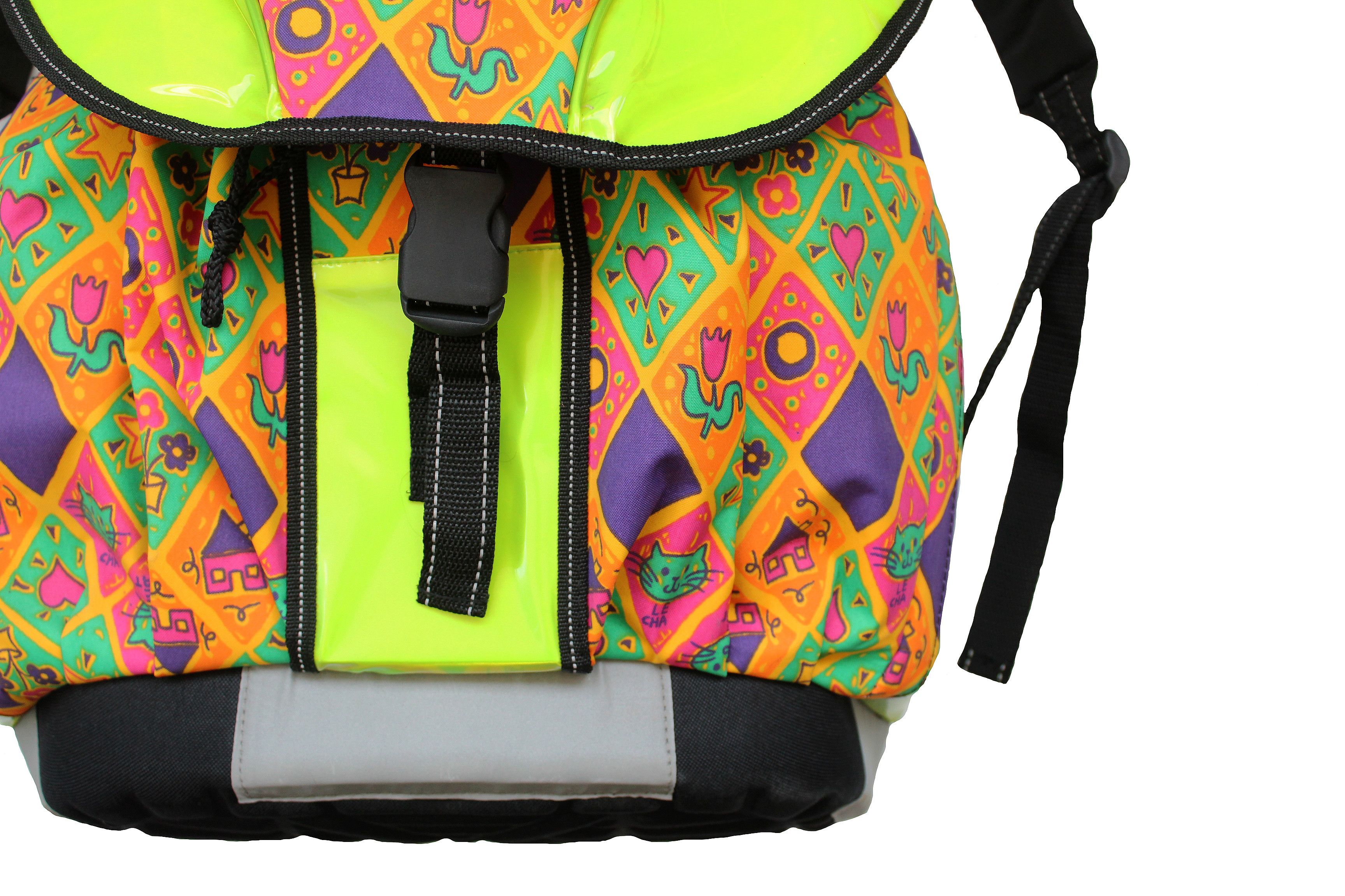 Vintage 90s vintage Le Chat backpack waterproof reflective rucksack Size ONE SIZE - 3 Thumbnail