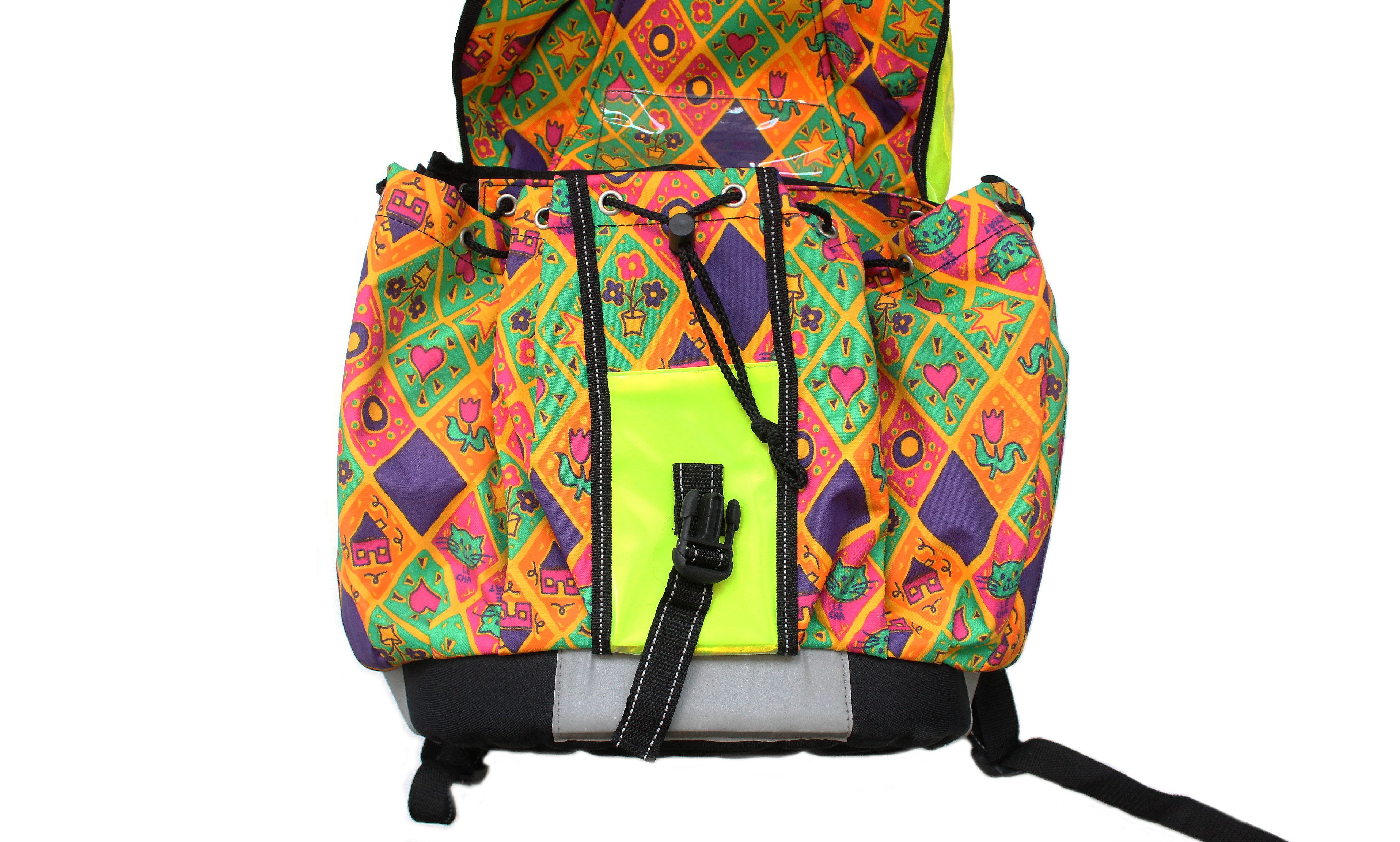 Vintage 90s vintage Le Chat backpack waterproof reflective rucksack Size ONE SIZE - 5 Thumbnail
