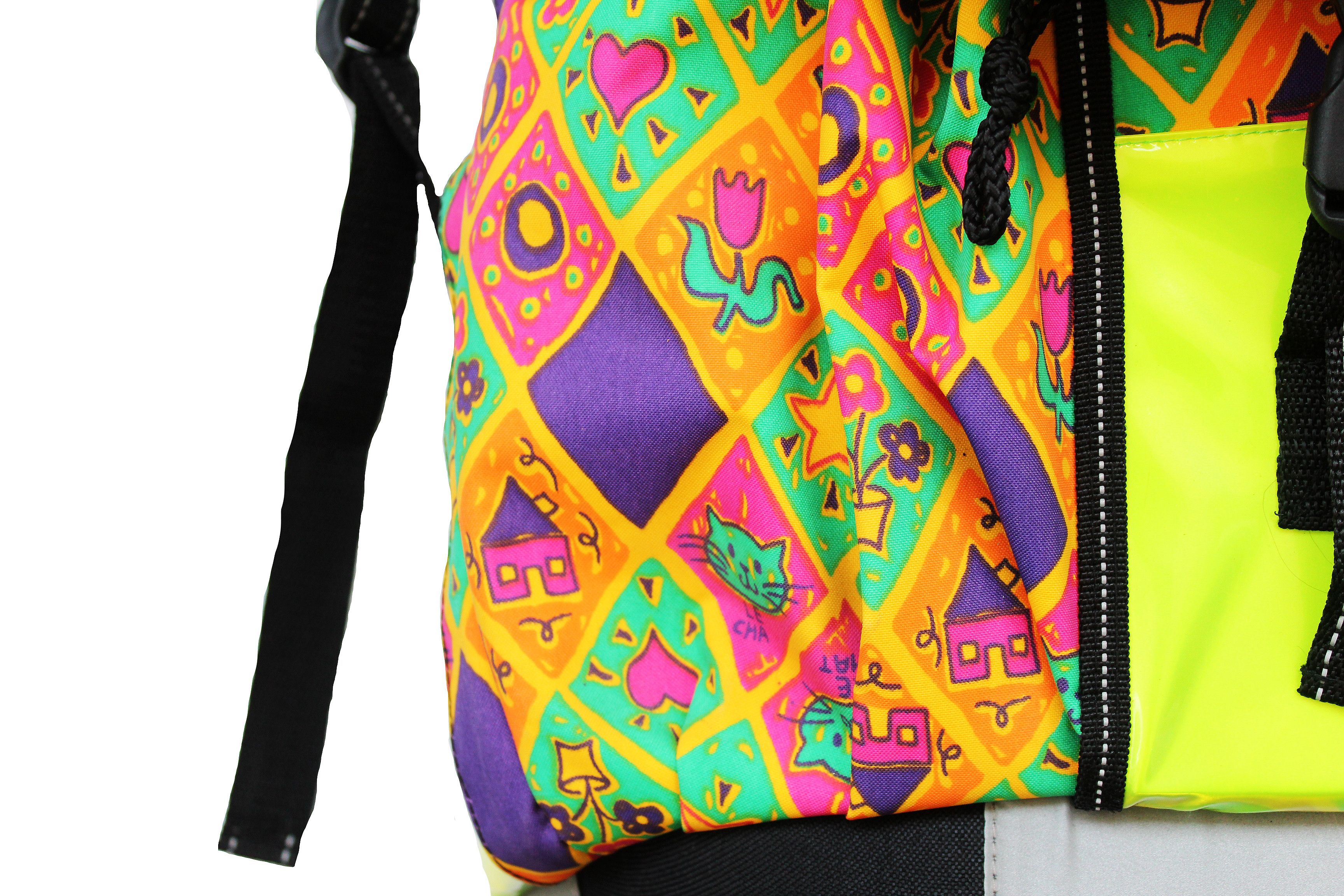 Vintage 90s vintage Le Chat backpack waterproof reflective rucksack Size ONE SIZE - 4 Thumbnail