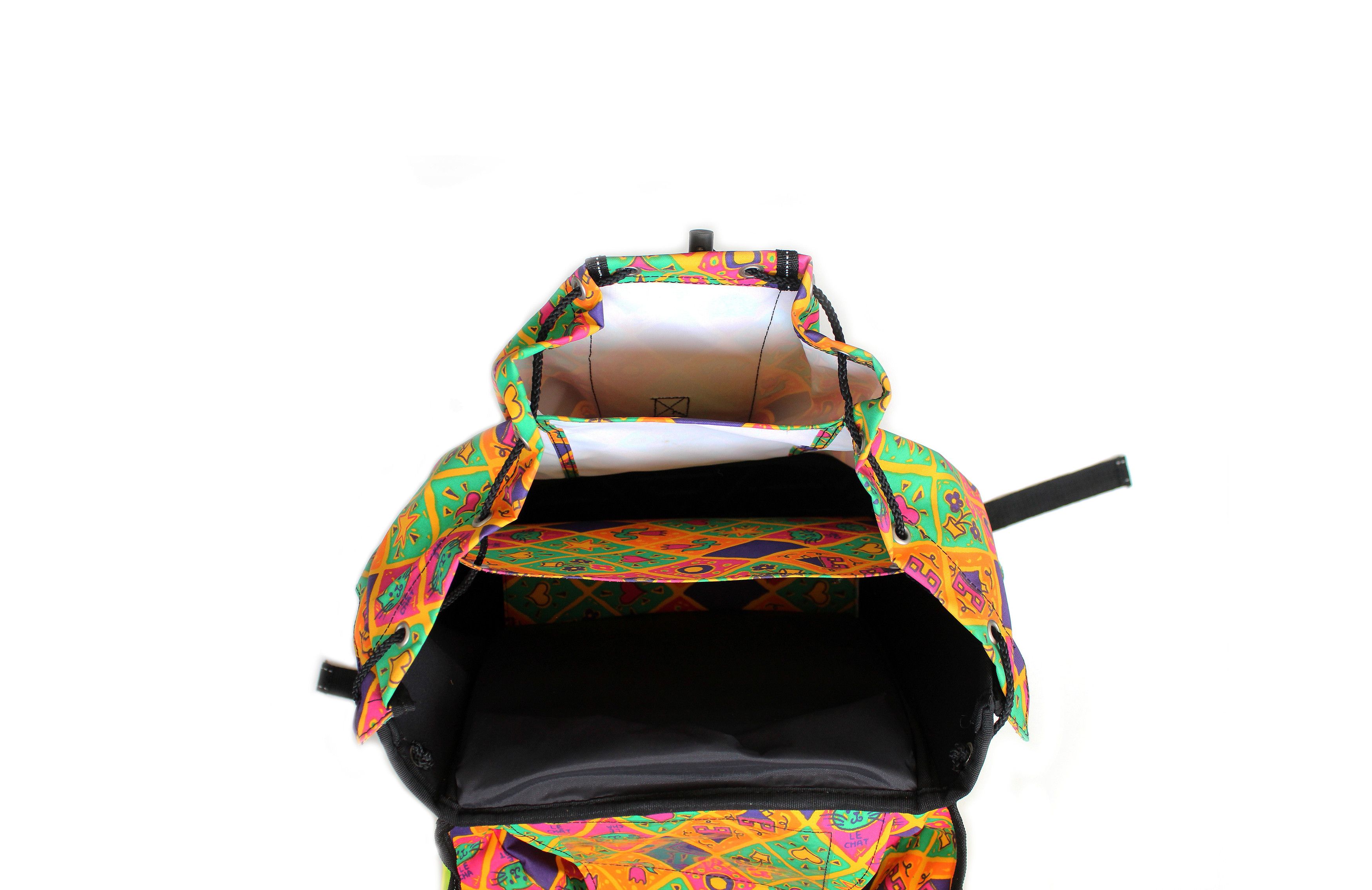 Vintage 90s vintage Le Chat backpack waterproof reflective rucksack Size ONE SIZE - 7 Thumbnail