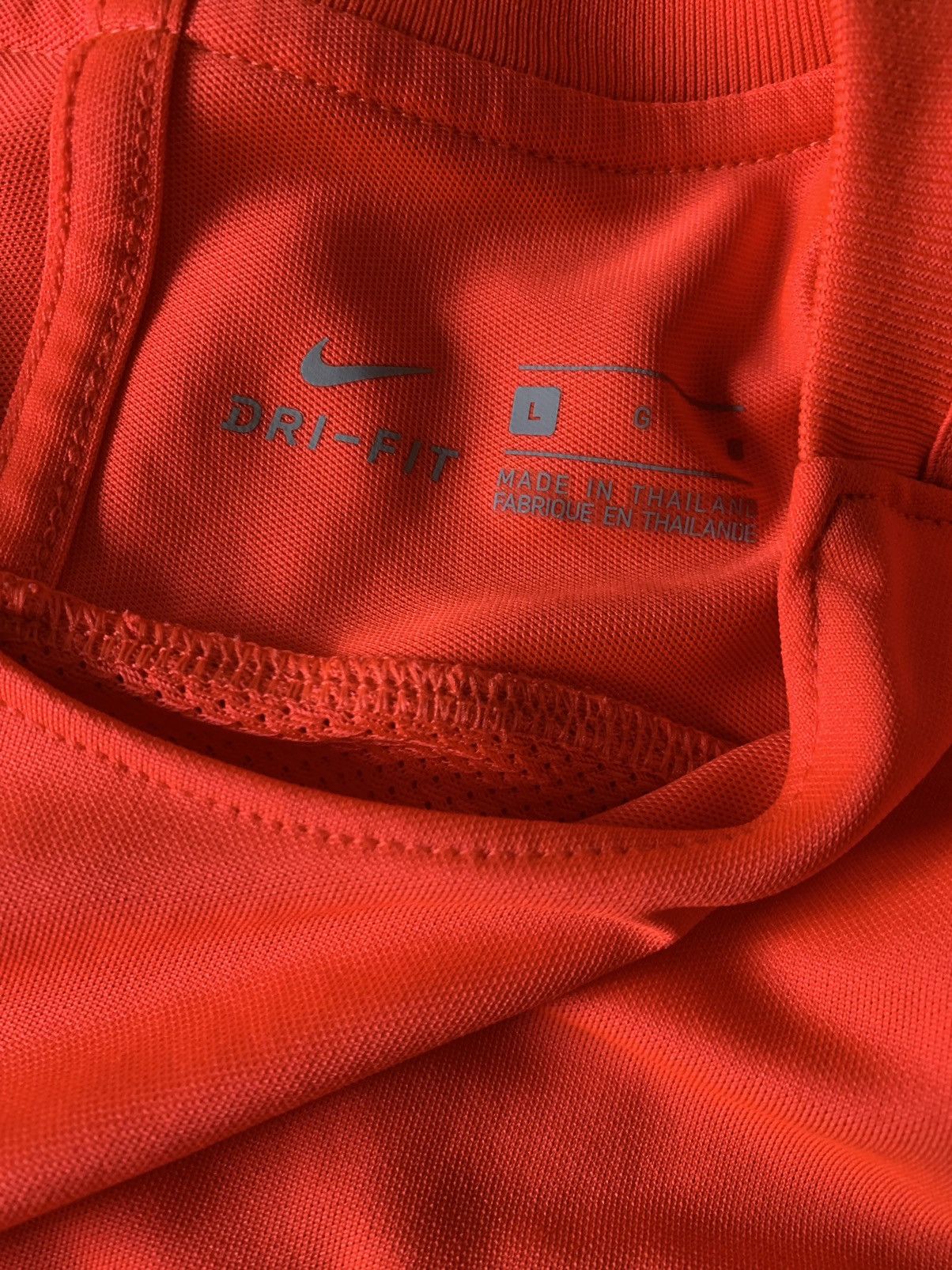 Nike 2014 Nike Barcelona Acid Orange soccer jersey Size US L / EU 52-54 / 3 - 6 Thumbnail