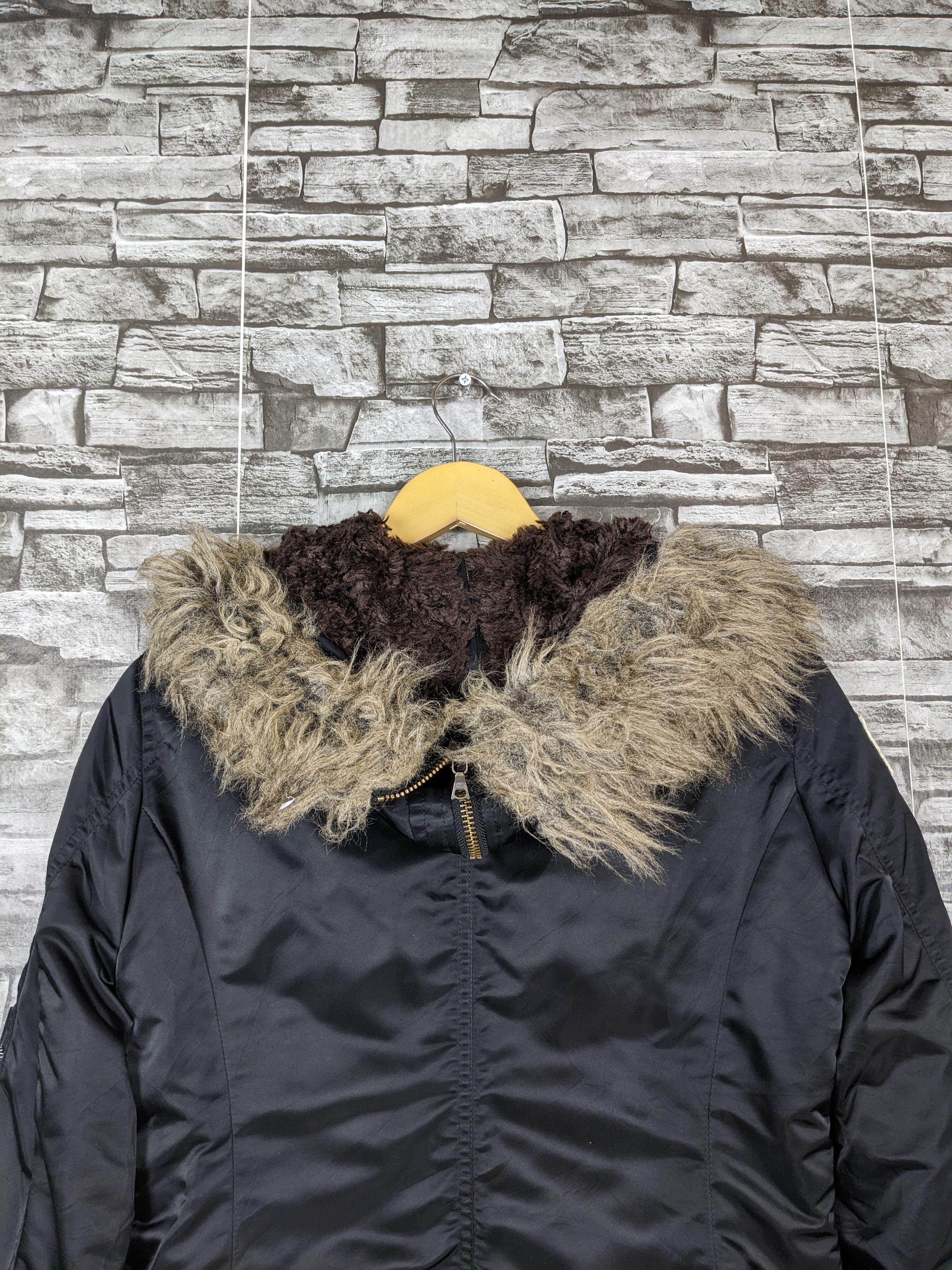 Hysteric Glamour Hysteric Glamour Heavy Label Fur Bomber Jacket Flight Jacket Size US S / EU 44-46 / 1 - 5 Thumbnail