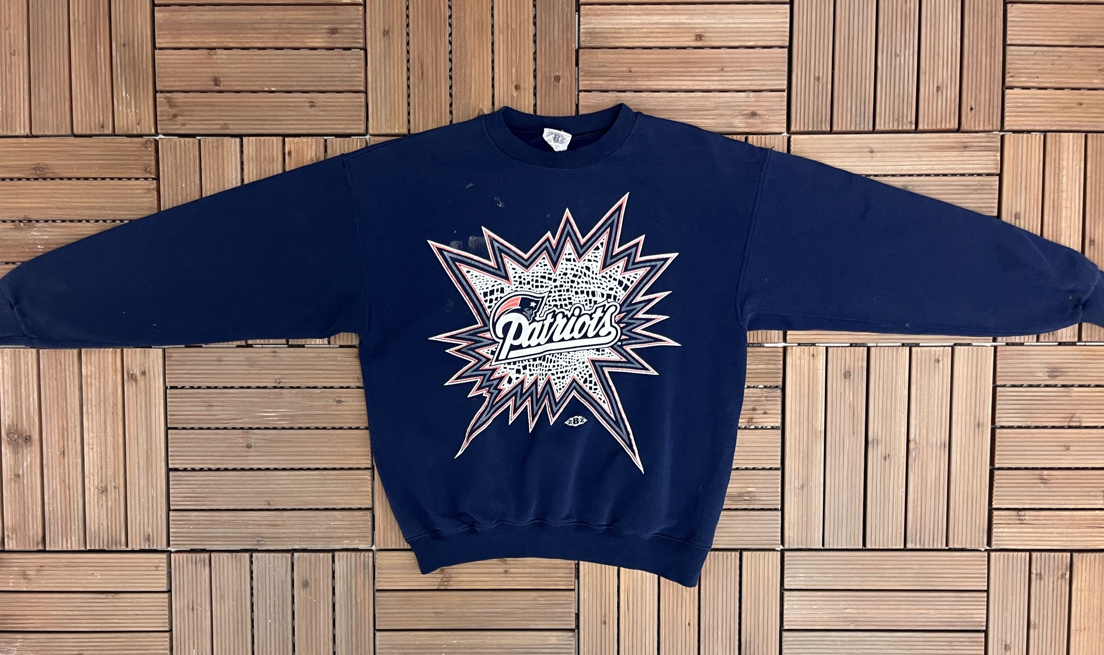 Vintage New England Patriots Vintage Sweater Crewneck Size US L / EU 52-54 / 3 - 5 Thumbnail