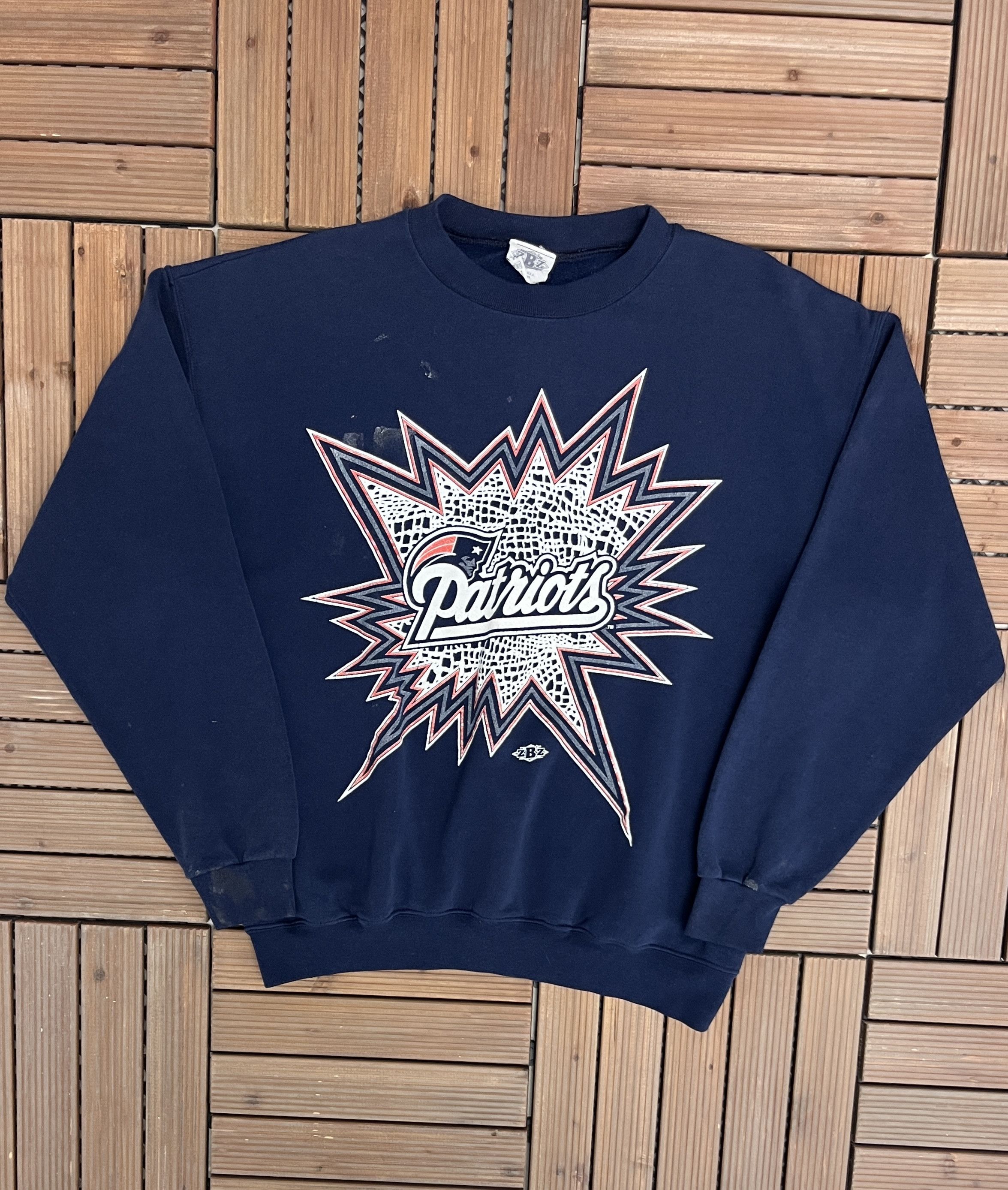Vintage New England Patriots Vintage Sweater Crewneck Size US L / EU 52-54 / 3 - 1 Thumbnail