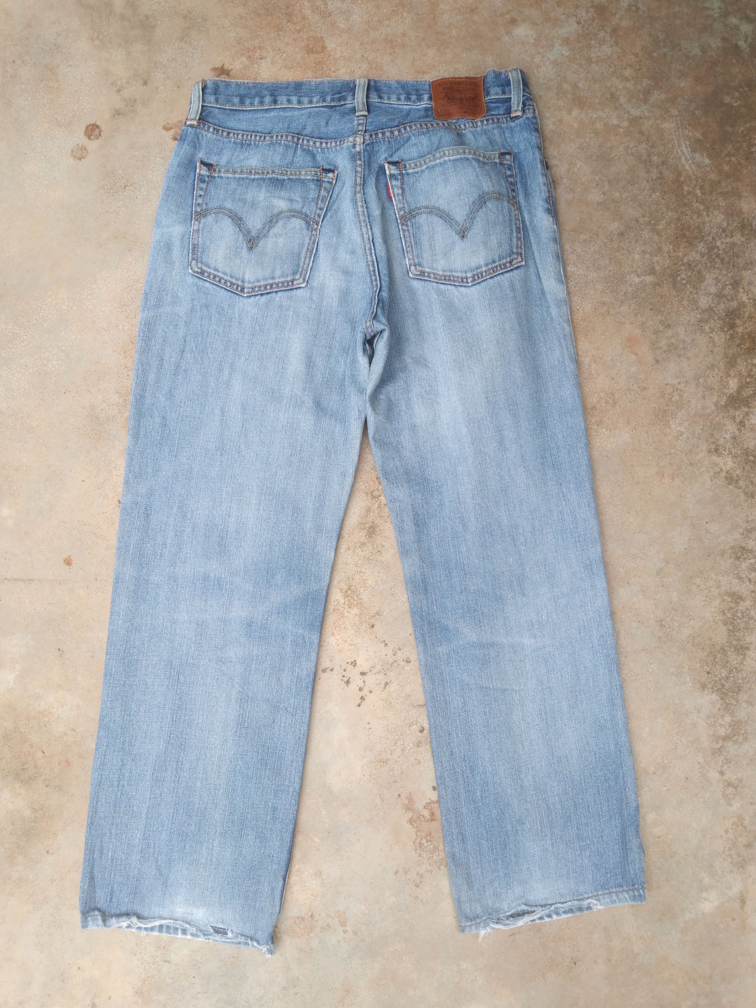 Levi's Vintage Levi's Jeans 702 Straight Leg Distressed Denim Size US 34 / EU 50 - 2 Thumbnail