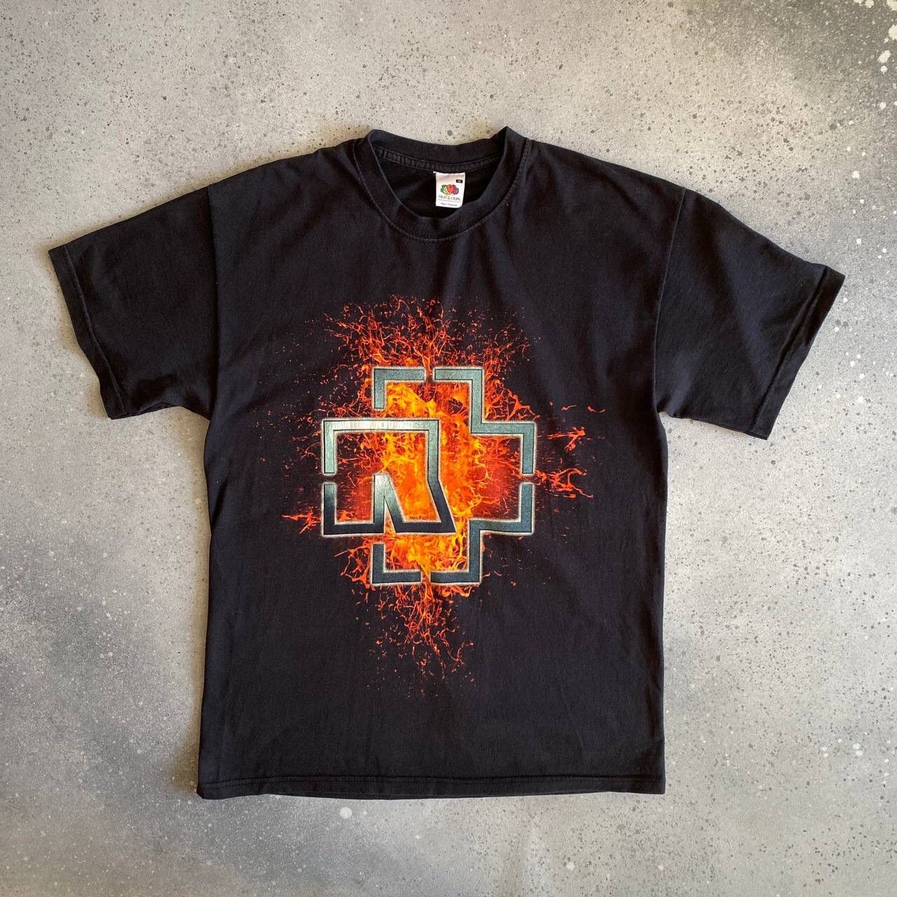 Band Tees × Vintage Rammstein Vintage Heavy Cotton Y2K Band Tee Size US M / EU 48-50 / 2 - 1 Thumbnail