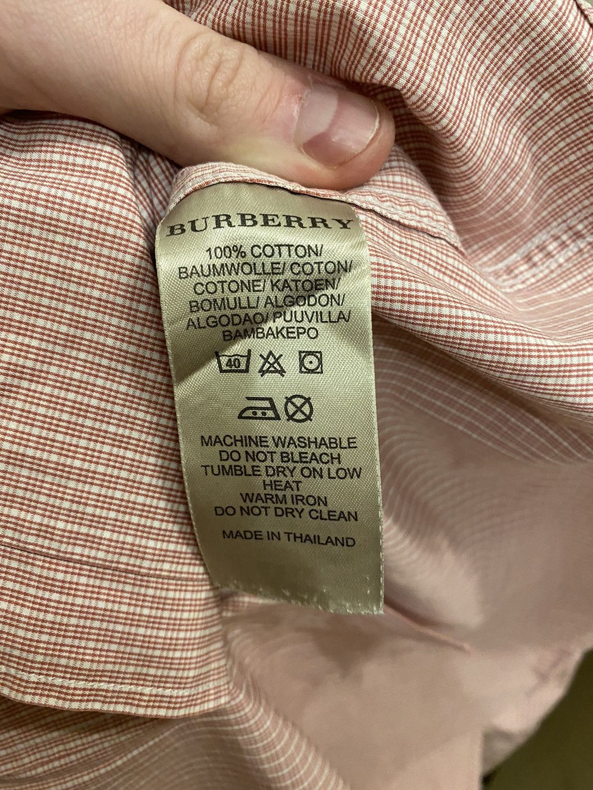 Burberry Burberry button up pattern shirt Size US S / EU 44-46 / 1 - 4 Thumbnail