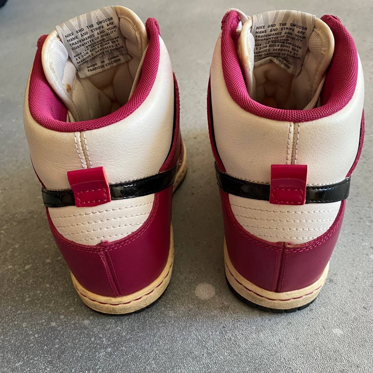 Nike × Vintage Nike Dunk Wmns Sky Hi 'Bright Magenta' Sneakers Size US 8 / IT 38 - 10 Thumbnail