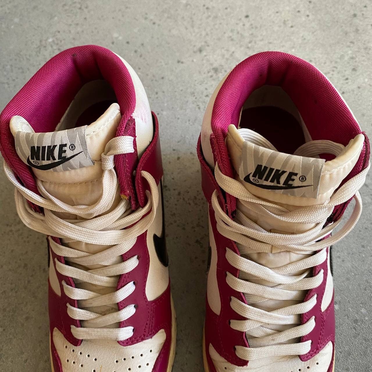 Nike × Vintage Nike Dunk Wmns Sky Hi 'Bright Magenta' Sneakers Size US 8 / IT 38 - 7 Thumbnail