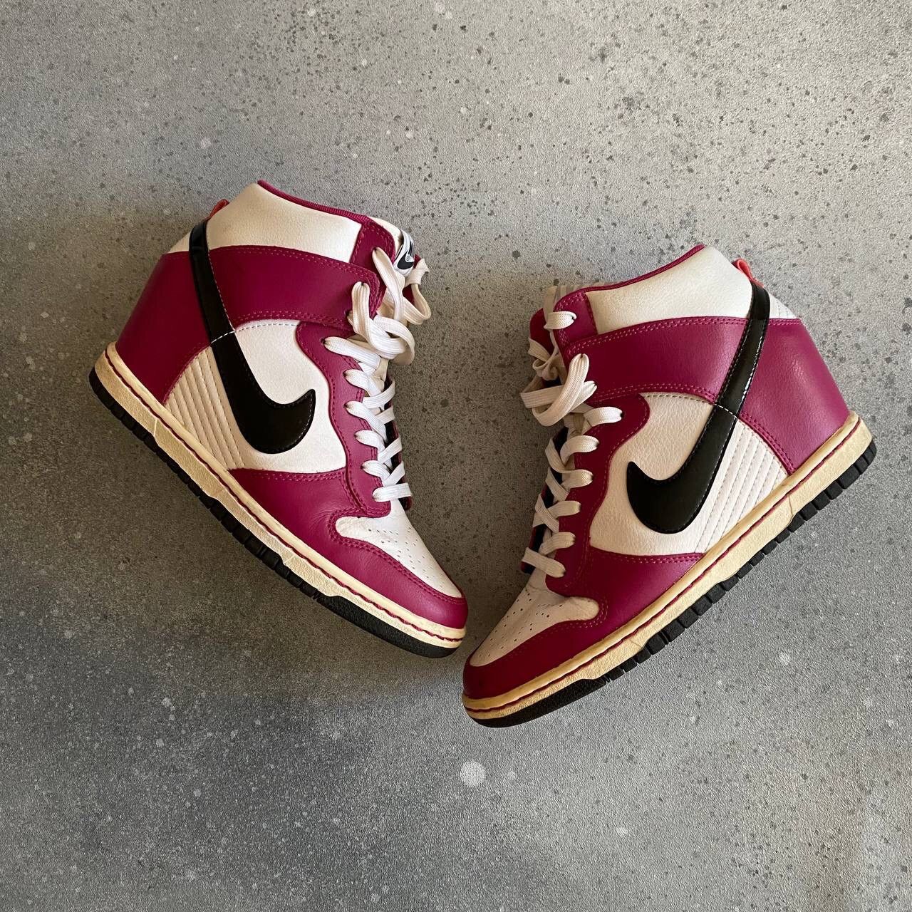 Nike × Vintage Nike Dunk Wmns Sky Hi 'Bright Magenta' Sneakers Size US 8 / IT 38 - 1 Thumbnail