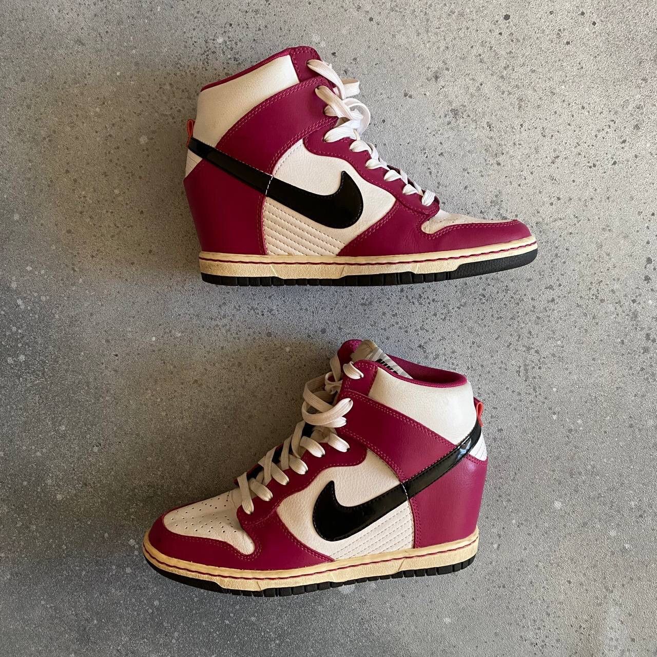 Nike × Vintage Nike Dunk Wmns Sky Hi 'Bright Magenta' Sneakers Size US 8 / IT 38 - 6 Thumbnail