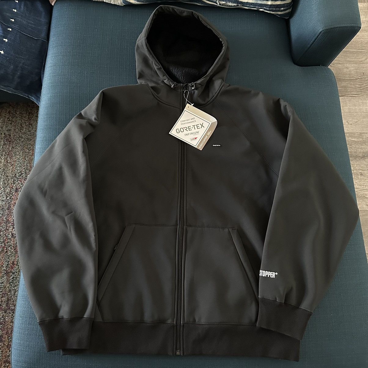 Supreme Windstopper Goretex Small Box Logo Zip Up Hooded Sweatshirt ...