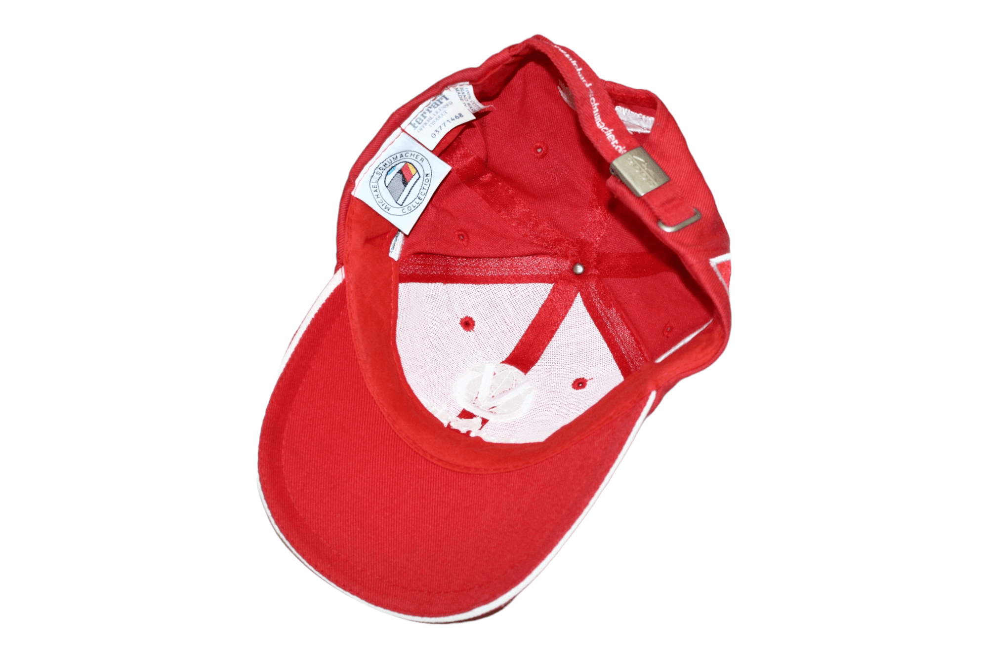 Ferrari 💥 VTG 💥 Michael Schumacher Collection Ferrari F1 Cap Size ONE SIZE - 6 Thumbnail