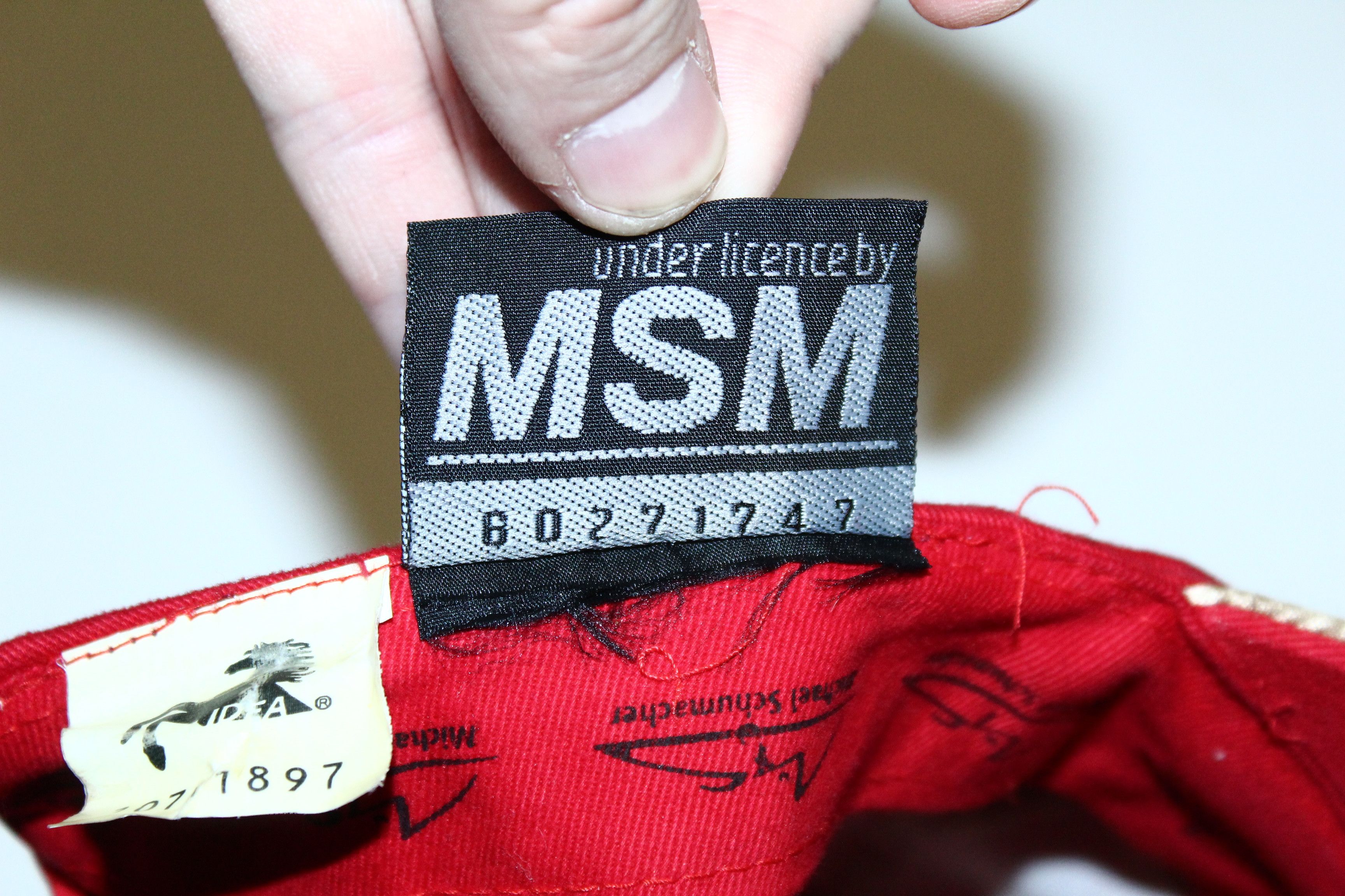 Ferrari Y2K💥 Michael Schumacher Collection Ferrari F1 Cap Size ONE SIZE - 6 Thumbnail
