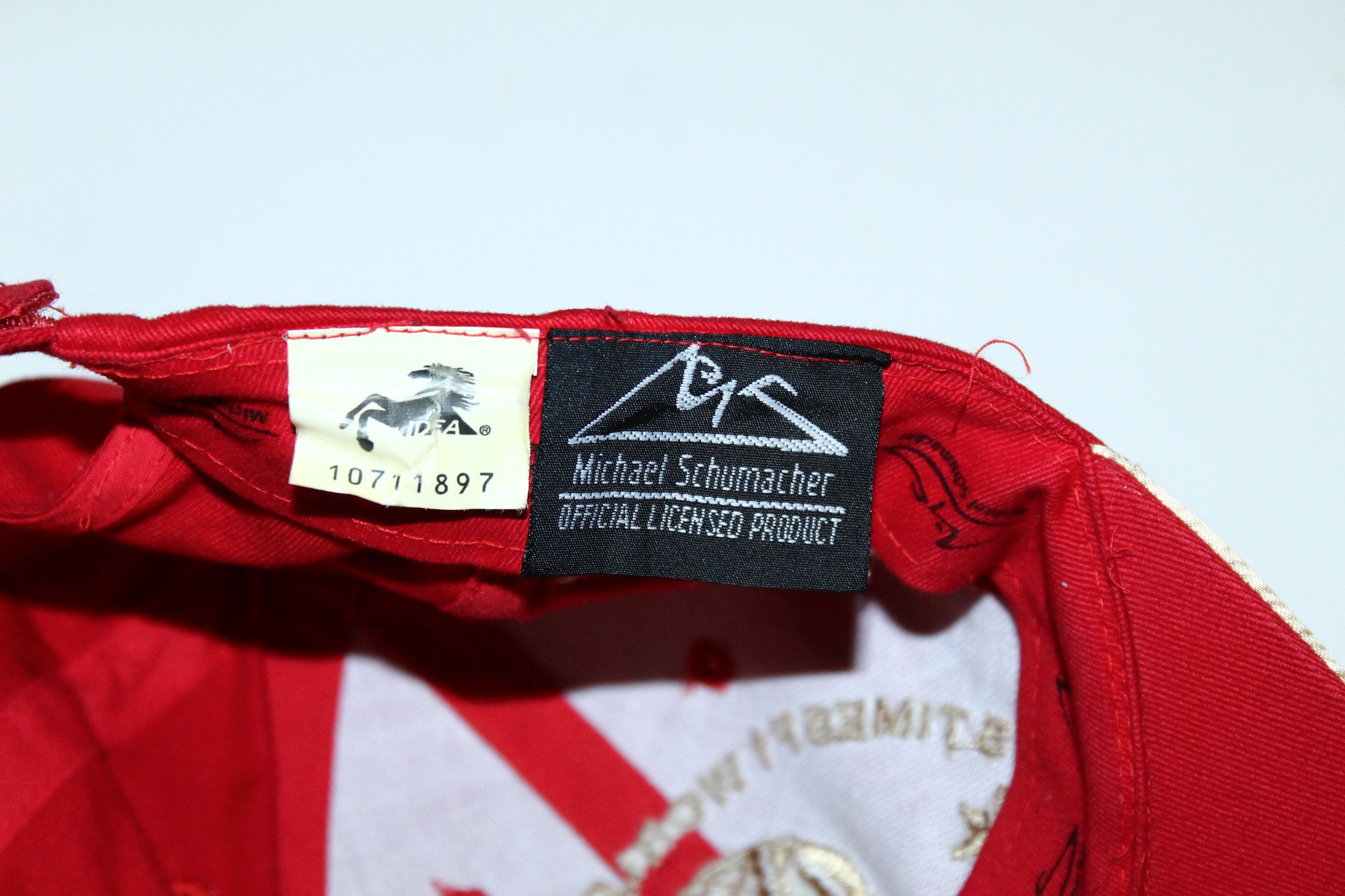 Ferrari Y2K💥 Michael Schumacher Collection Ferrari F1 Cap Size ONE SIZE - 5 Thumbnail