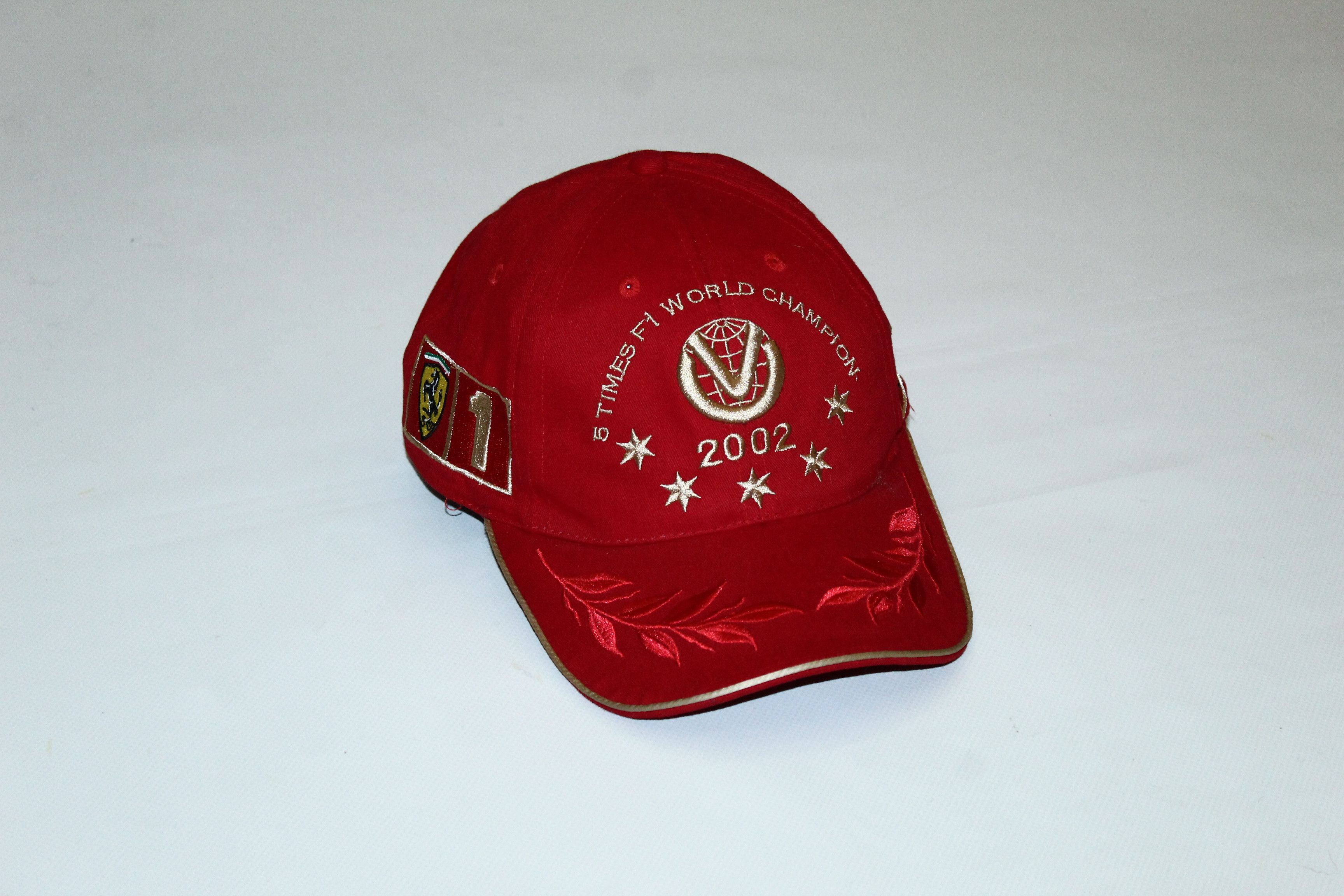 Ferrari Y2K💥 Michael Schumacher Collection Ferrari F1 Cap Size ONE SIZE - 2 Thumbnail