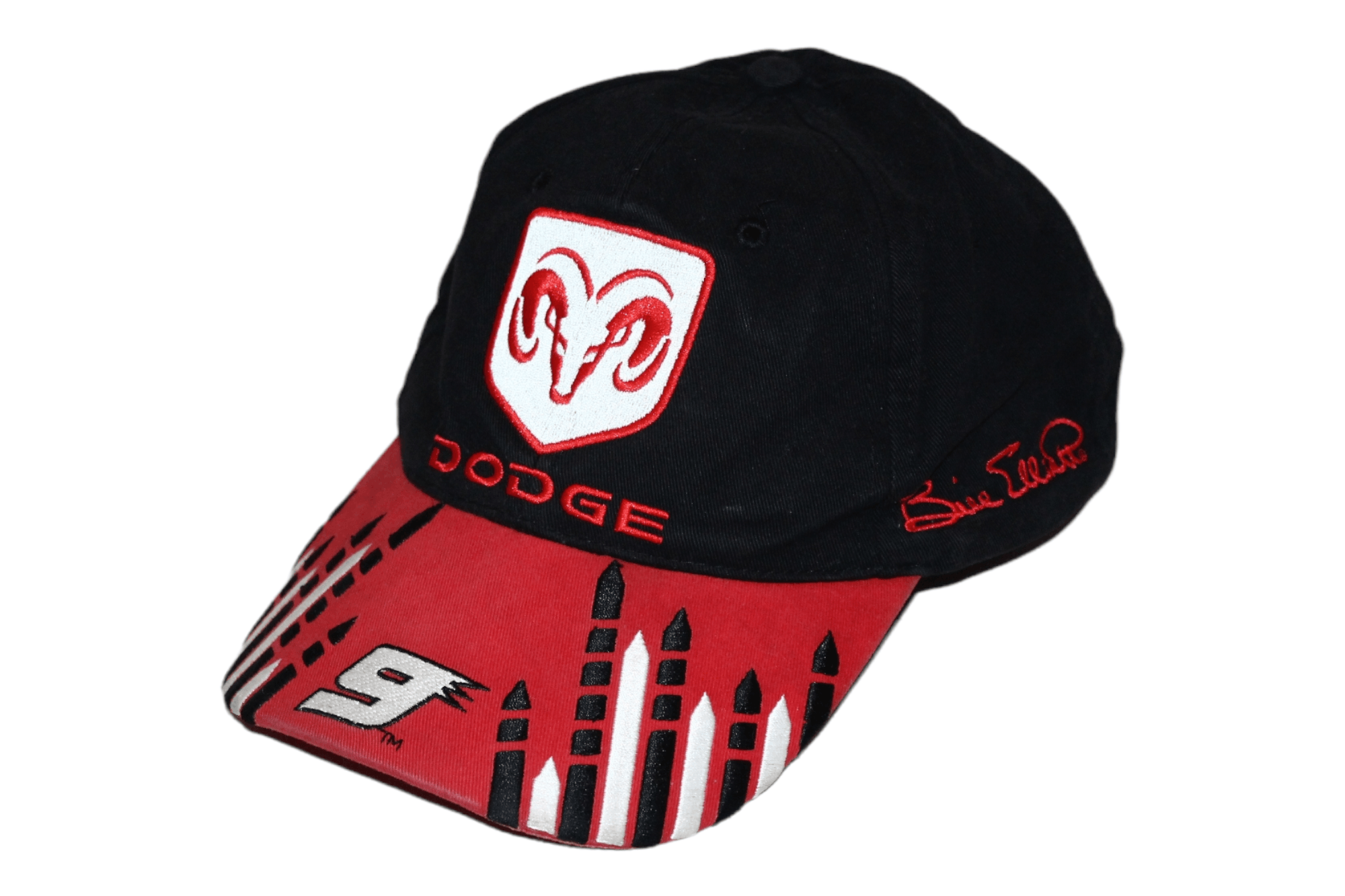 Chase Authentics VTG 💥Nascar Racing Dodge Team 9 Bill Elliott Cap Size ONE SIZE - 1 Thumbnail