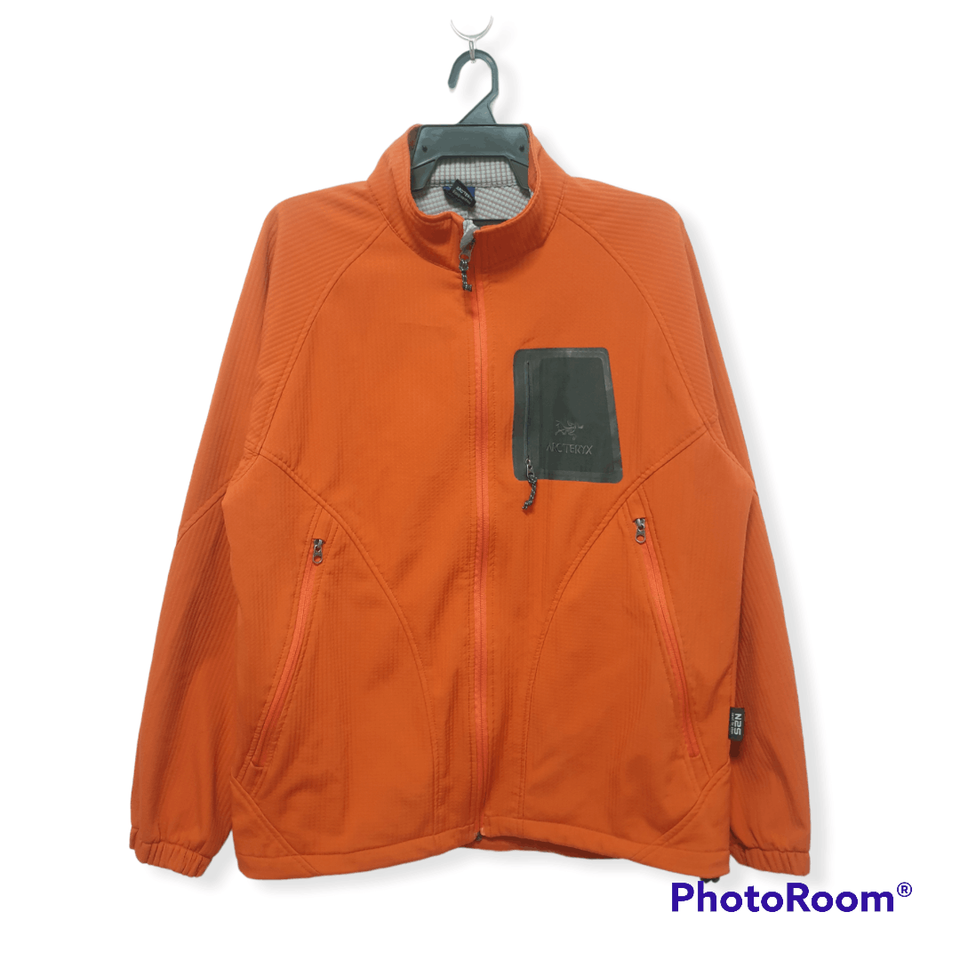 Arc'Teryx Arc 'Teryx Orange Colour Sweater jacket | Grailed