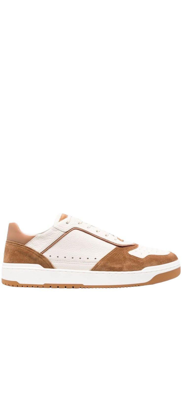 Brunello Cucinelli Panelled Leather Sneakers