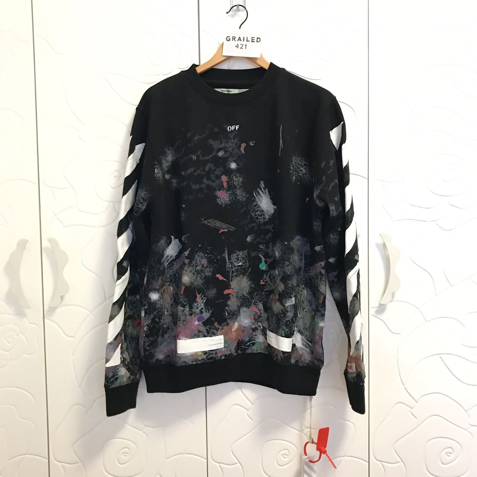 Off white outlet fireworks sweater