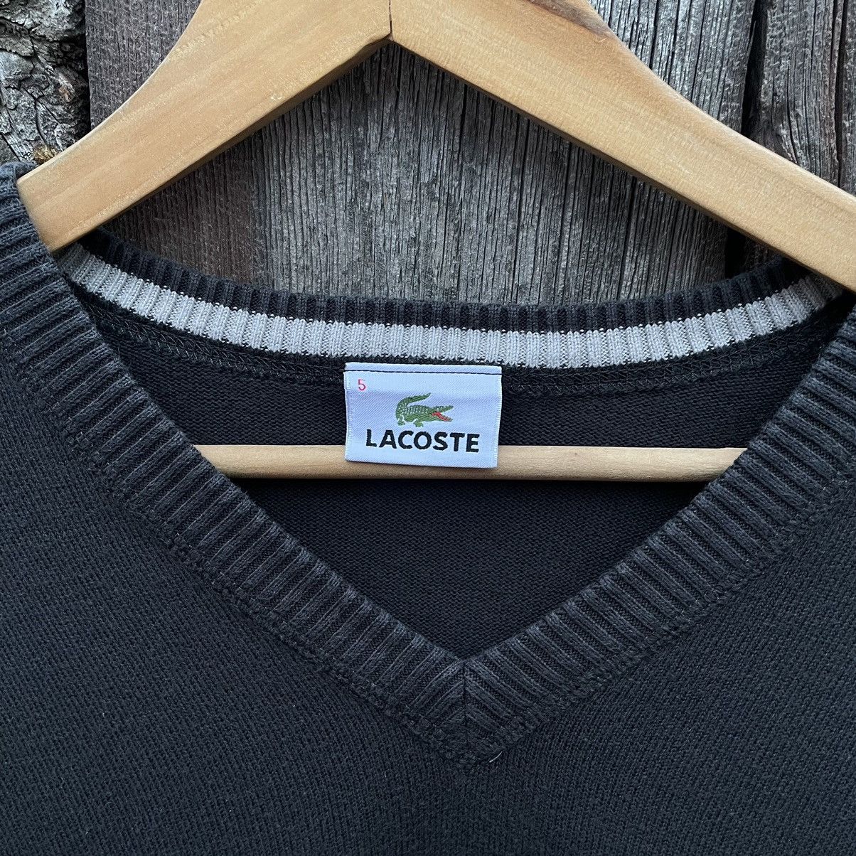 Lacoste × Vintage Vintage Lacoste Sweater V Neck Size L 90s Streetwear Size US L / EU 52-54 / 3 - 4 Thumbnail