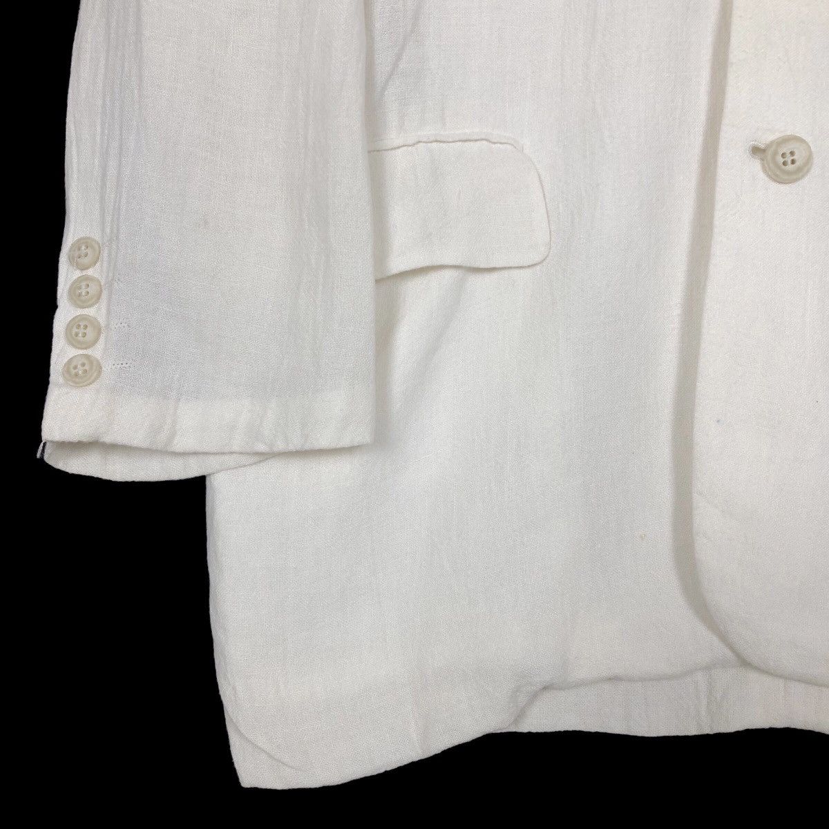 Christian Dior Monsieur Vintage Christian Dior Monsieur Hemp Coat Single Breasted Size 36R - 11 Thumbnail