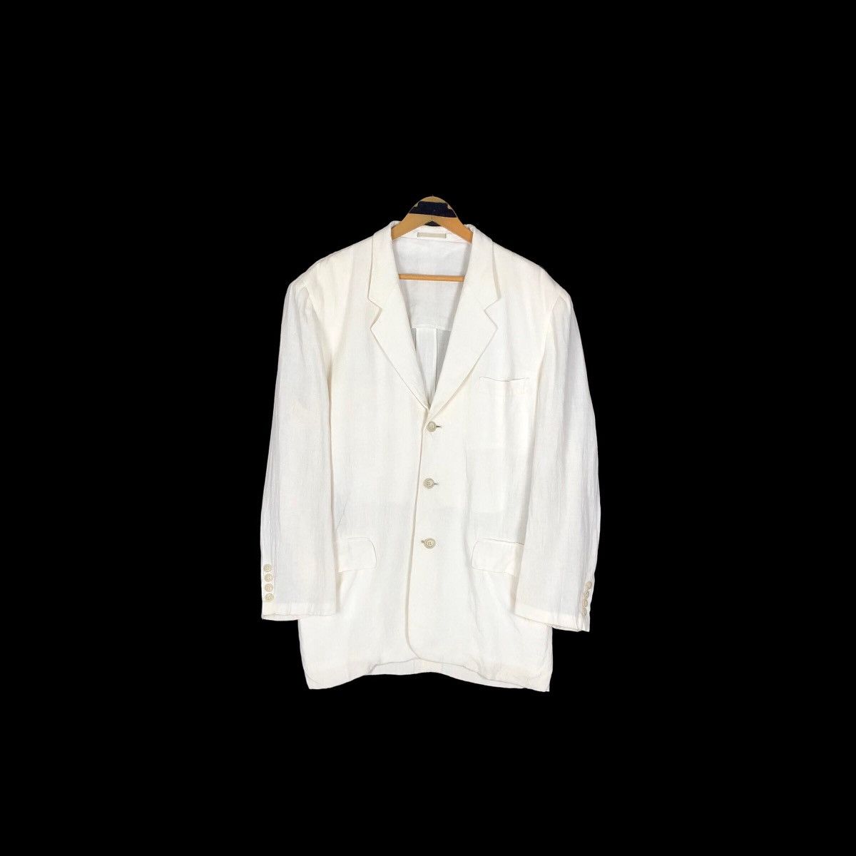 Christian Dior Monsieur Vintage Christian Dior Monsieur Hemp Coat Single Breasted Size 36R - 7 Thumbnail