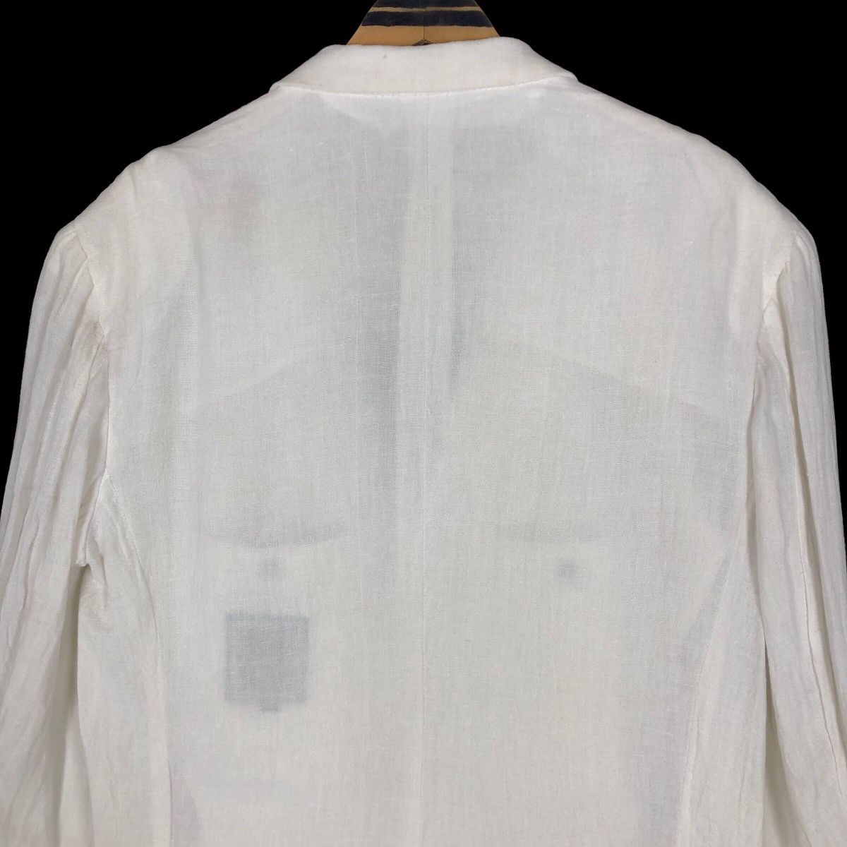 Christian Dior Monsieur Vintage Christian Dior Monsieur Hemp Coat Single Breasted Size 36R - 16 Thumbnail