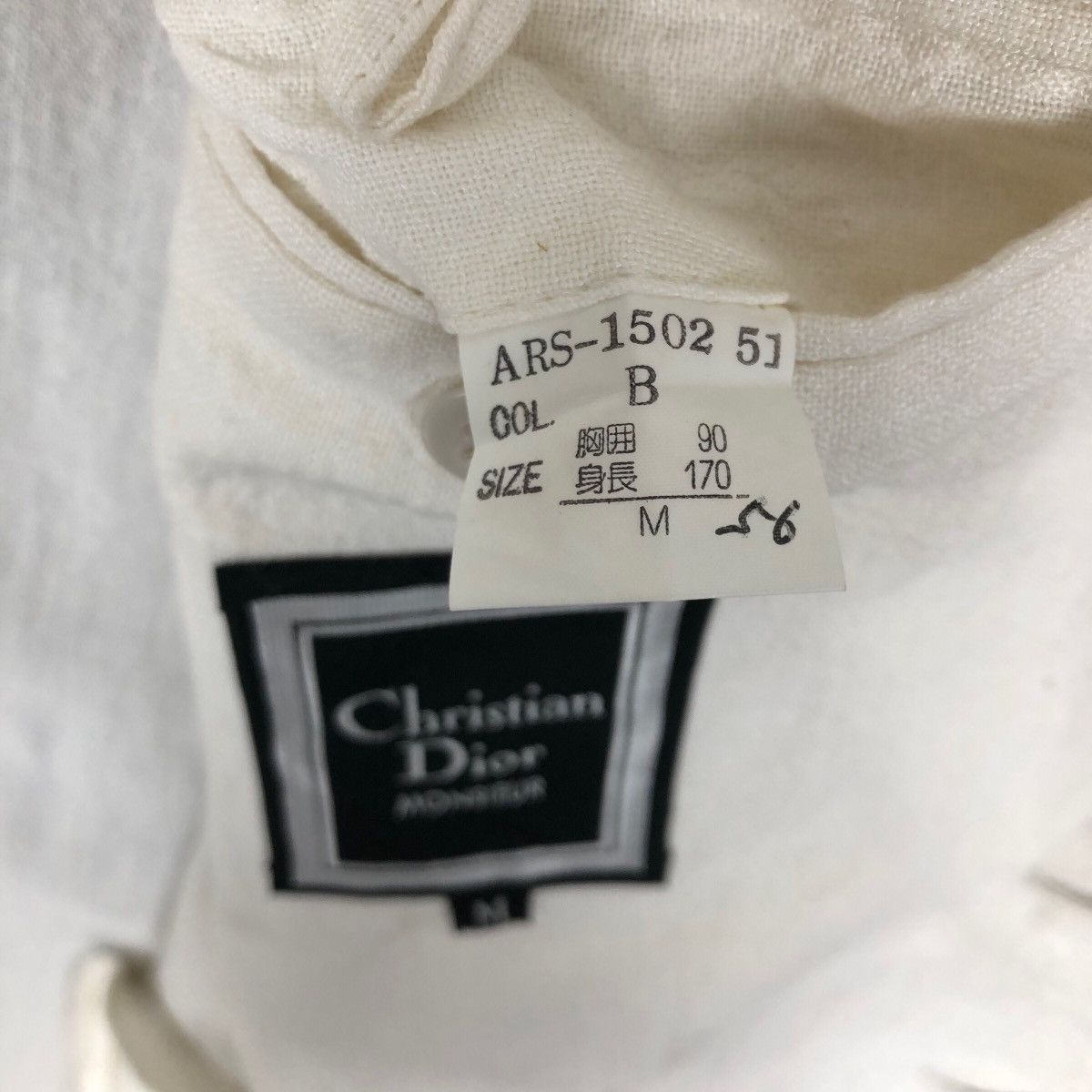 Christian Dior Monsieur Vintage Christian Dior Monsieur Hemp Coat Single Breasted Size 36R - 18 Thumbnail