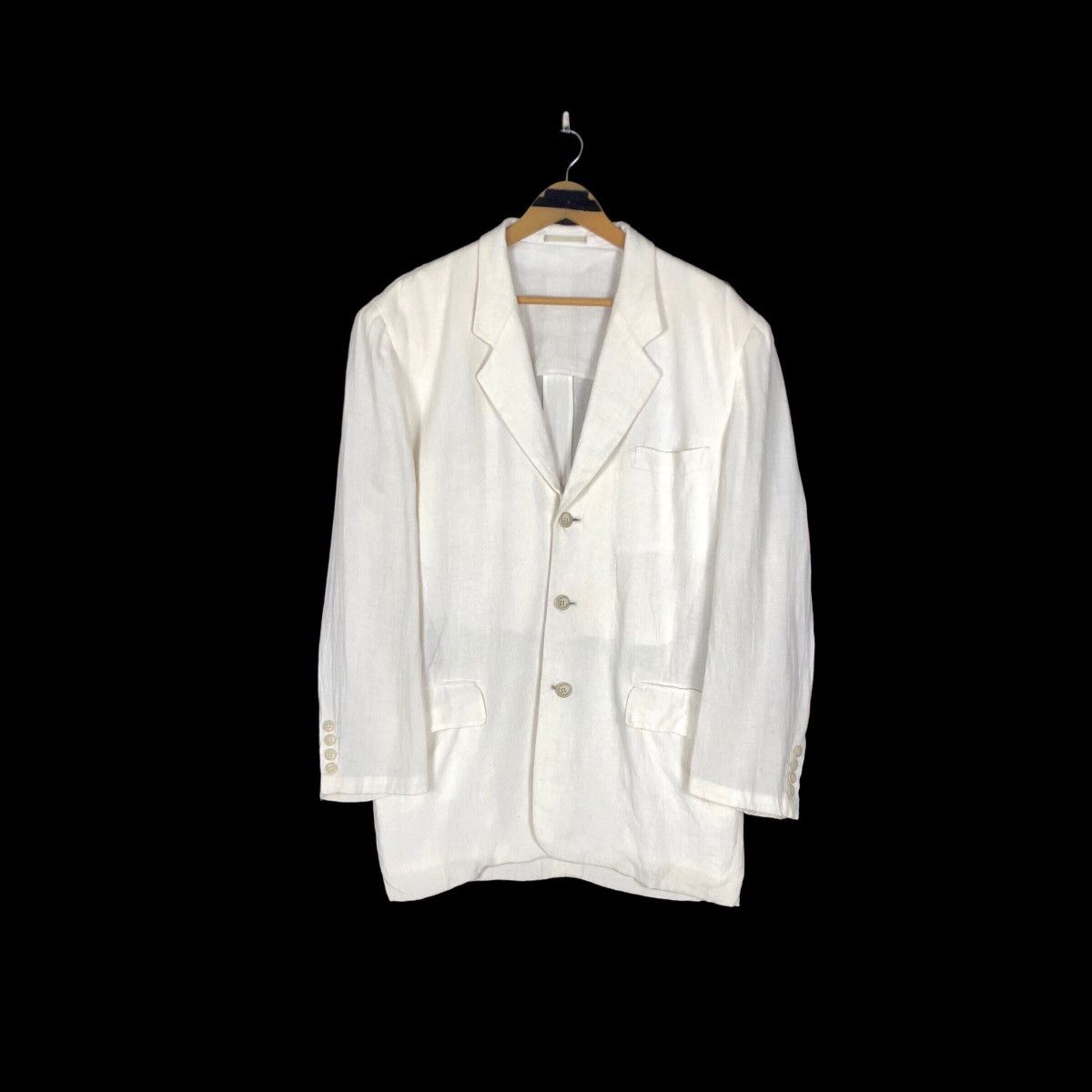 Christian Dior Monsieur Vintage Christian Dior Monsieur Hemp Coat Single Breasted Size 36R - 13 Thumbnail