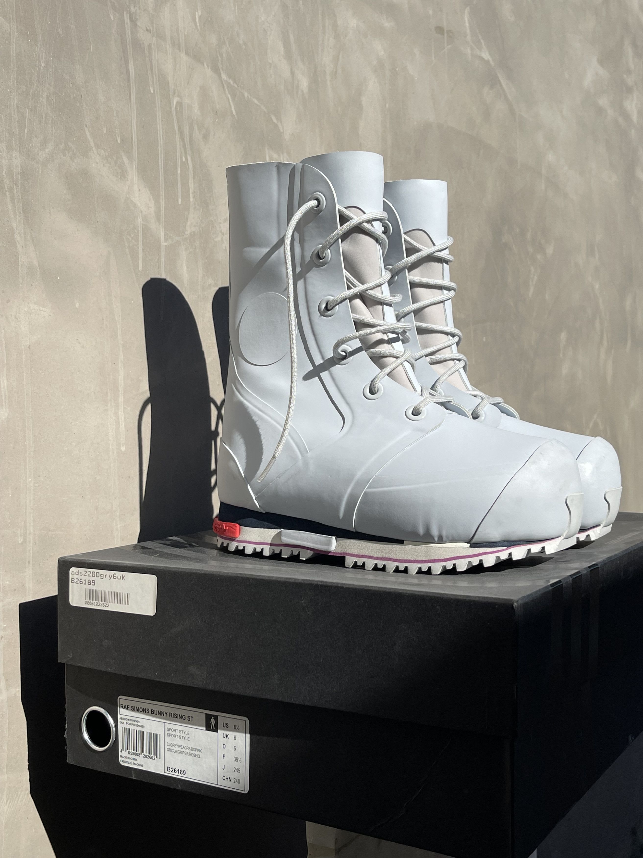 Adidas FW14 Raf Simons x Adidas Bunny Bounce Boots Size US 6.5 / EU 39-40 - 4 Thumbnail