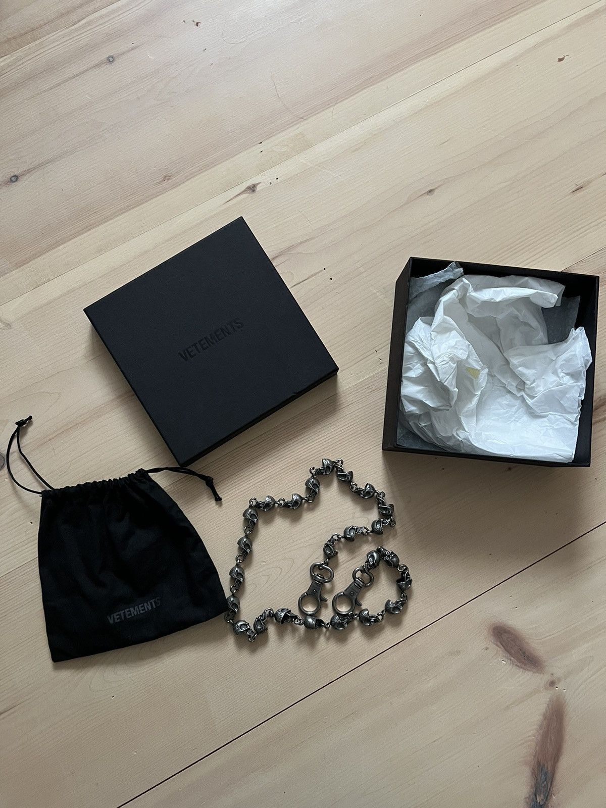 Vetements Vetements SS19 Runway Metal Skull Chain | Grailed