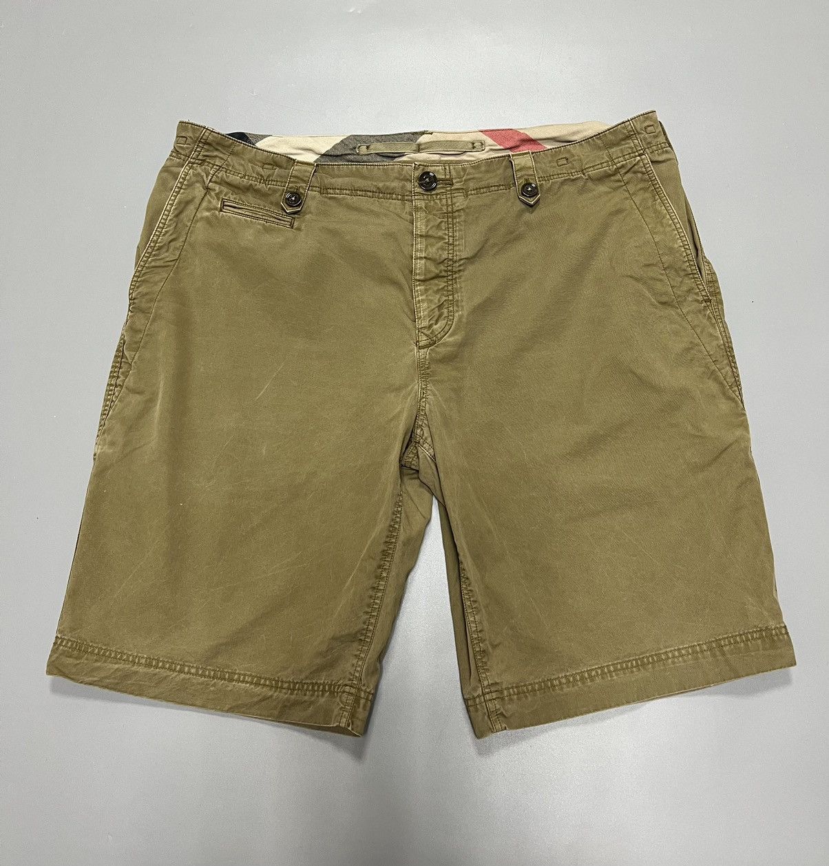 Burberry × Vintage Burberry Brit Shorts men’s size 36 Size US 36 / EU 52 - 2 Thumbnail