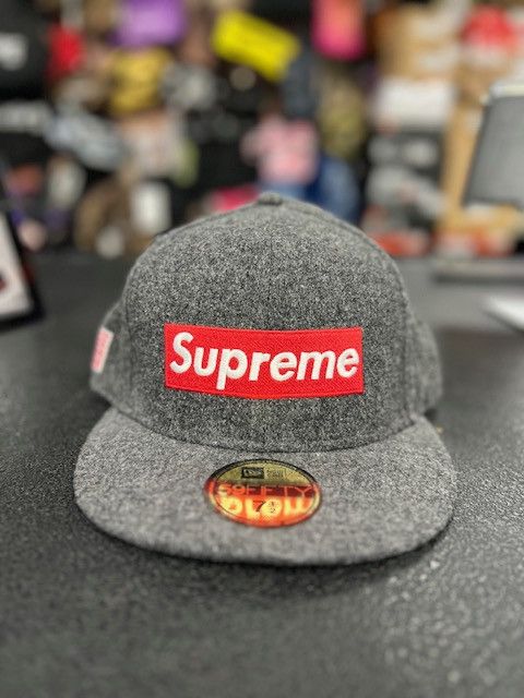 Supreme Woolrich Box Logo New Era Cap