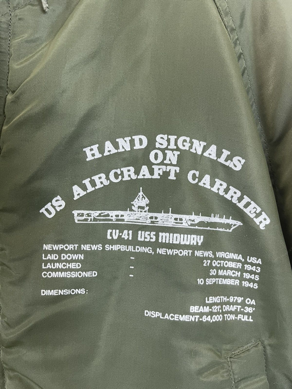 Alpha Industries FUR HOODIES N3B POLAR PARKA USS MIDWAY AIRCRAFT CARRIER Size US L / EU 52-54 / 3 - 6 Thumbnail