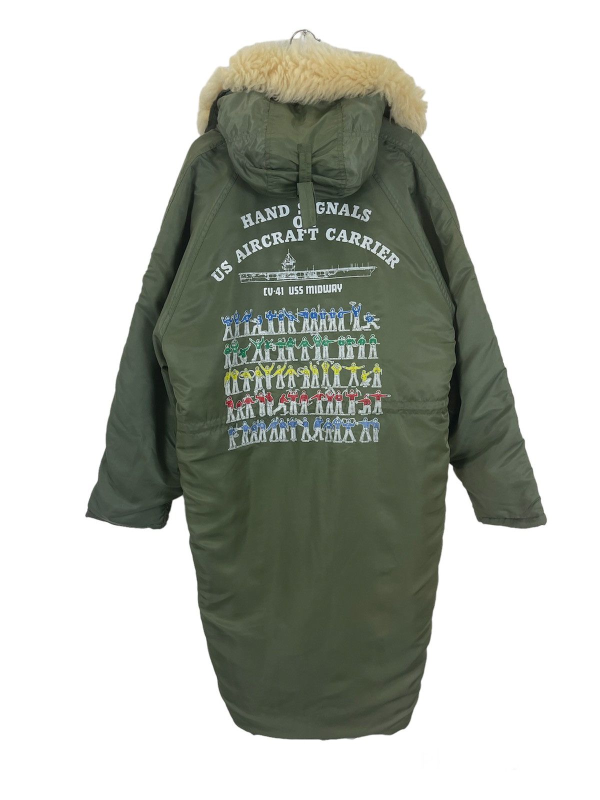 Alpha Industries FUR HOODIES N3B POLAR PARKA USS MIDWAY AIRCRAFT CARRIER Size US L / EU 52-54 / 3 - 1 Thumbnail