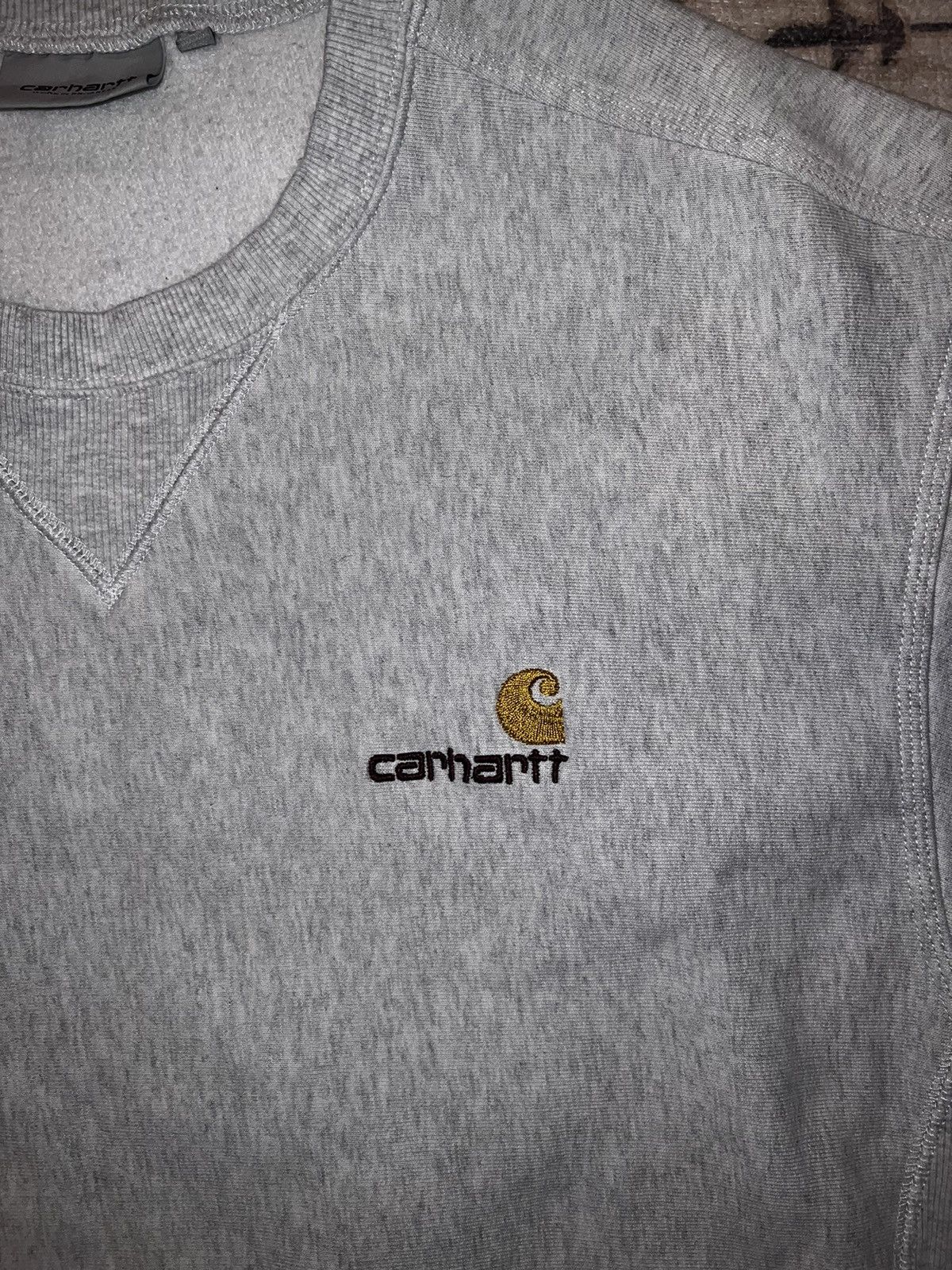 Carhartt Wip Carhartt WIP Light Heather Grey Crewneck Size US L / EU 52-54 / 3 - 4 Thumbnail