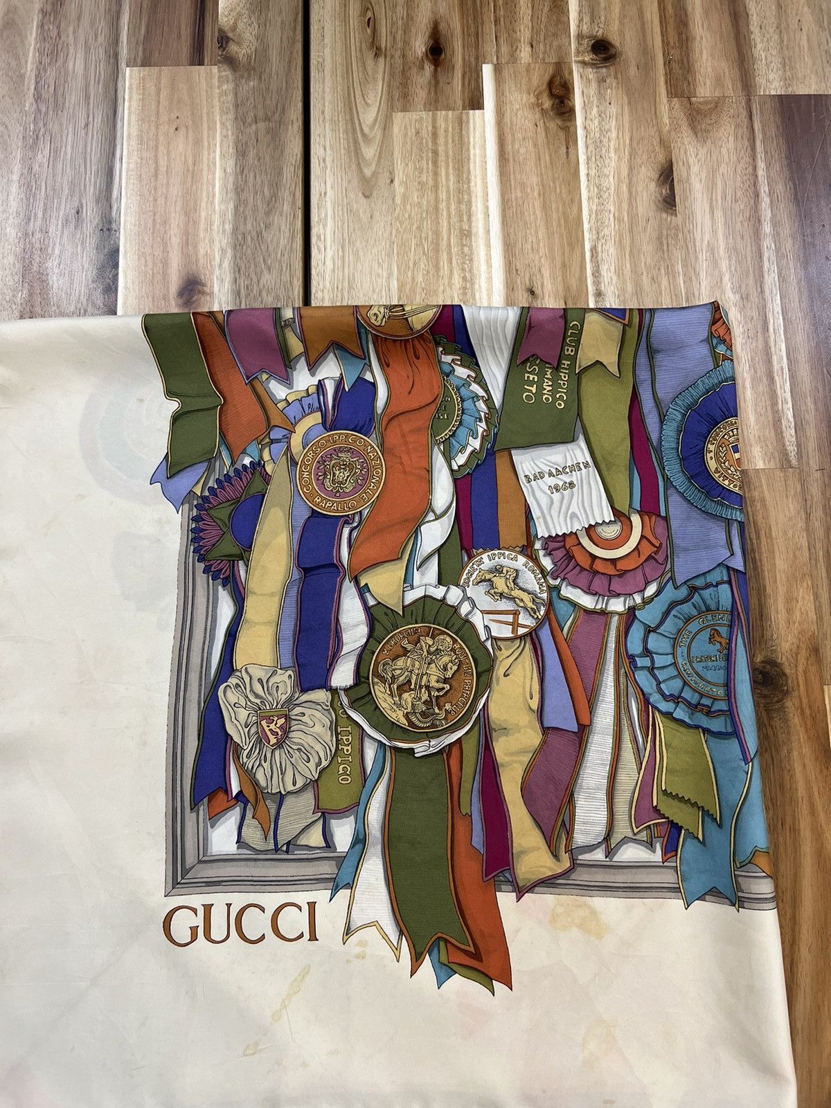 Gucci Gucci silk scarf Size ONE SIZE - 3 Thumbnail