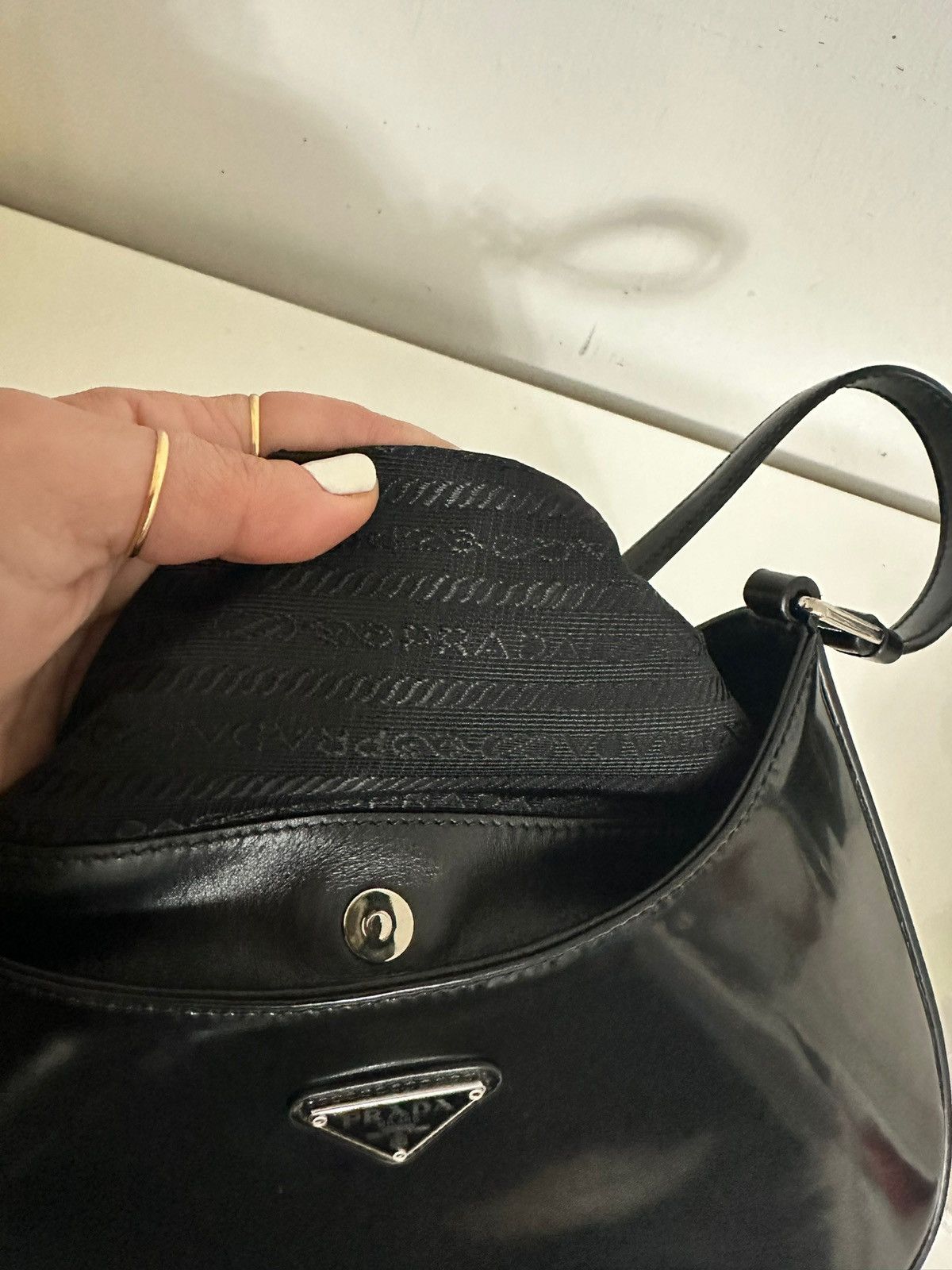 Prada Prada Cleo Brushed Leather Bag 3100$ Size ONE SIZE - 5 Thumbnail
