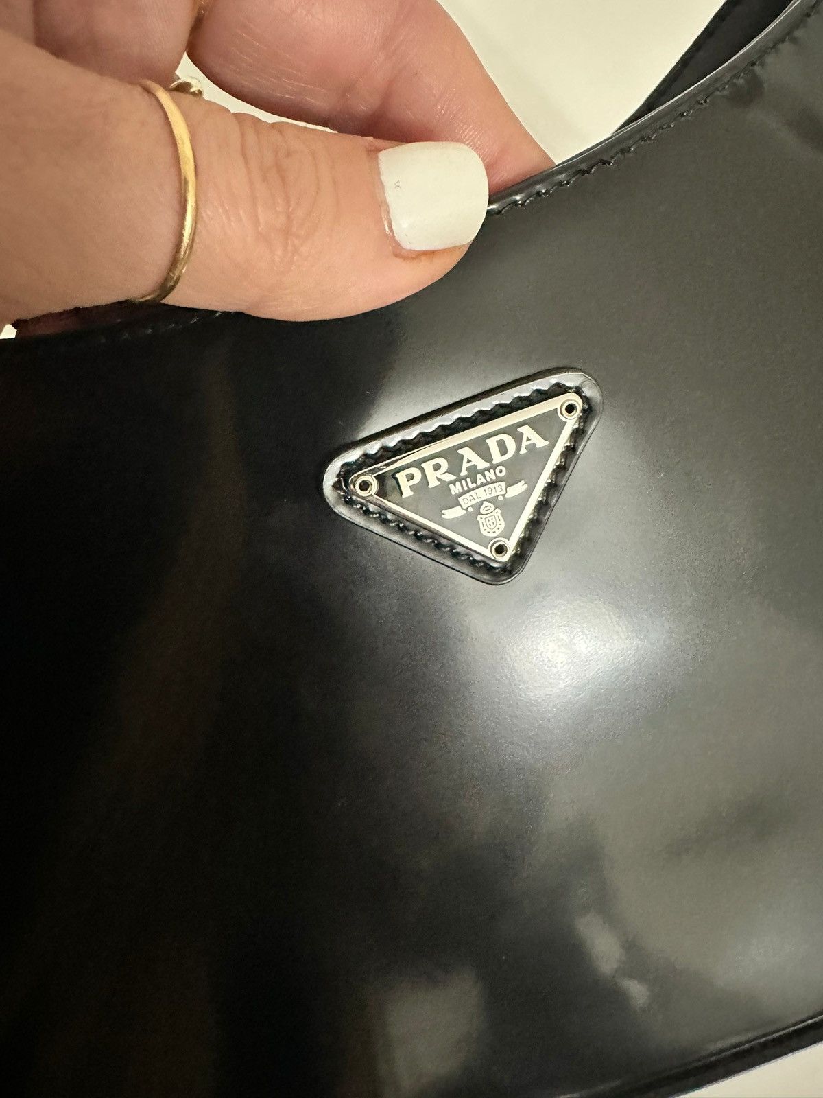 Prada Prada Cleo Brushed Leather Bag 3100$ Size ONE SIZE - 3 Thumbnail