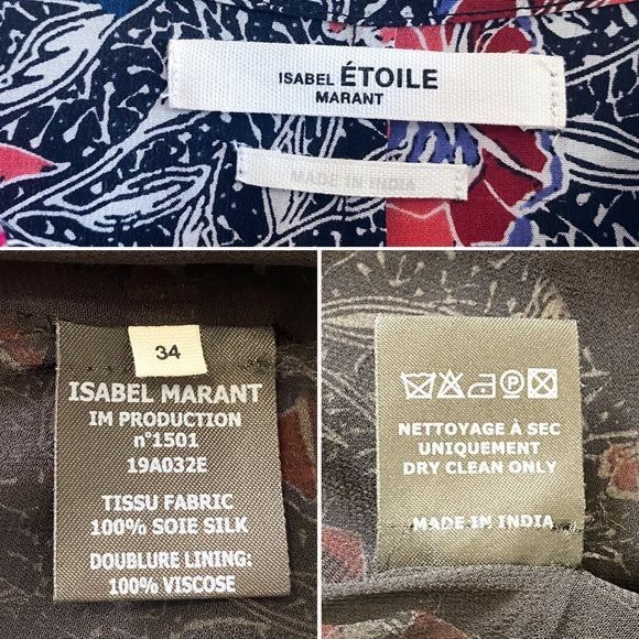Isabel Marant Etoile Isabel Marant Etolie Yoana Printed Silk Mini Dress, Size 34E Size XS / US 0-2 / IT 36-38 - 11 Thumbnail