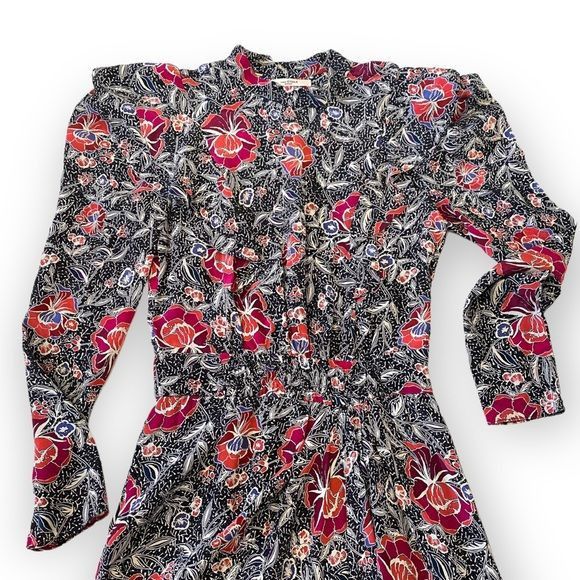 Isabel Marant Etoile Isabel Marant Etolie Yoana Printed Silk Mini Dress, Size 34E Size XS / US 0-2 / IT 36-38 - 6 Thumbnail