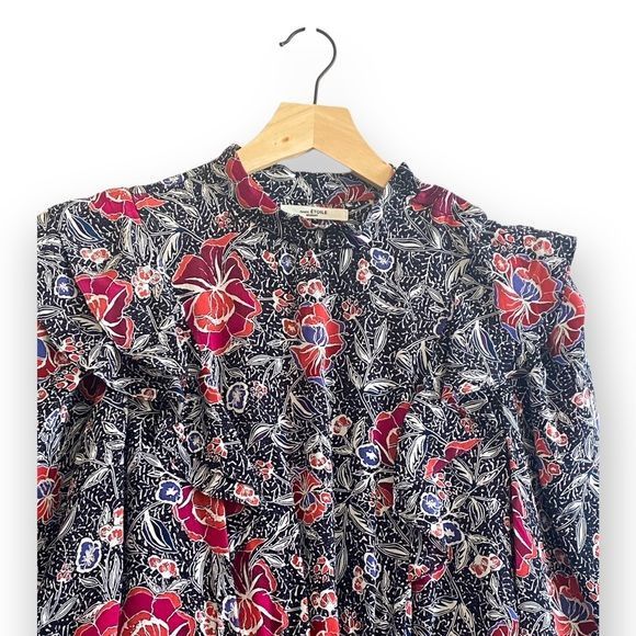 Isabel Marant Etoile Isabel Marant Etolie Yoana Printed Silk Mini Dress, Size 34E Size XS / US 0-2 / IT 36-38 - 4 Thumbnail