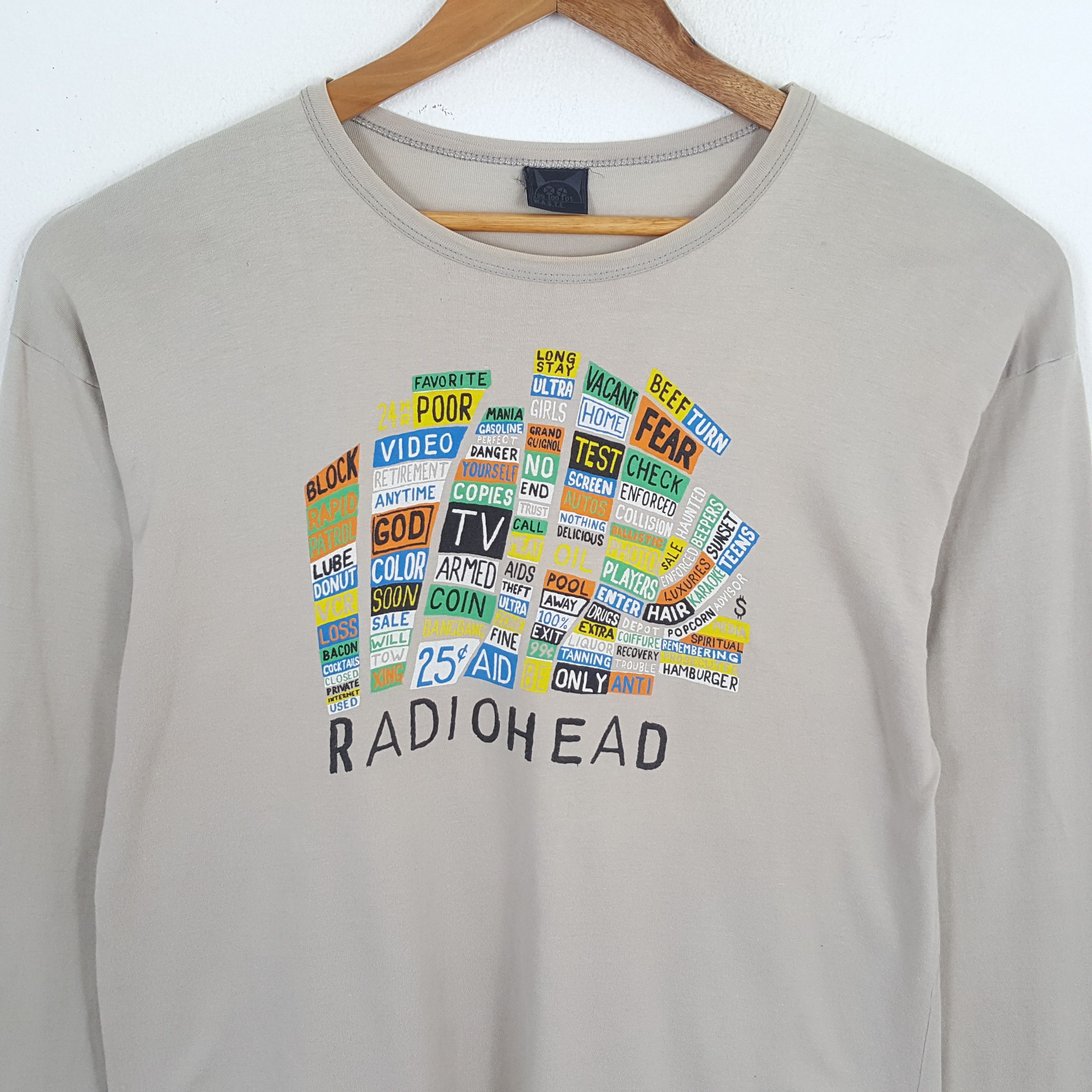 Band Tees × Vintage Vintage RADIOHEAD English Rock Band Tour T-Shirt Size US L / EU 52-54 / 3 - 2 Thumbnail