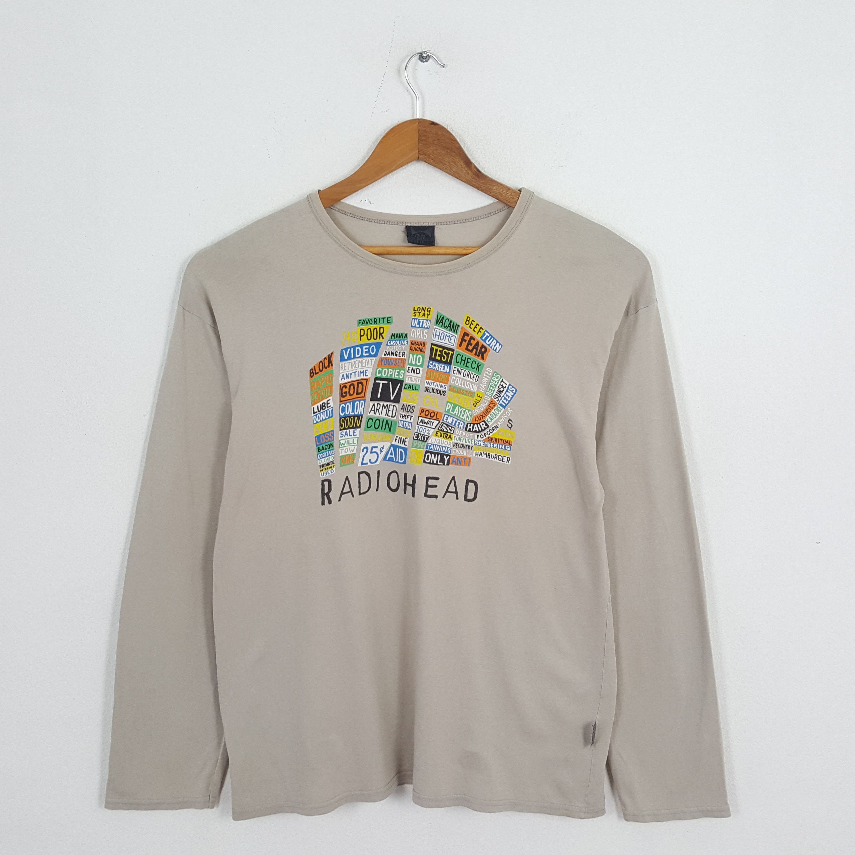 Band Tees × Vintage Vintage RADIOHEAD English Rock Band Tour T-Shirt Size US L / EU 52-54 / 3 - 1 Thumbnail