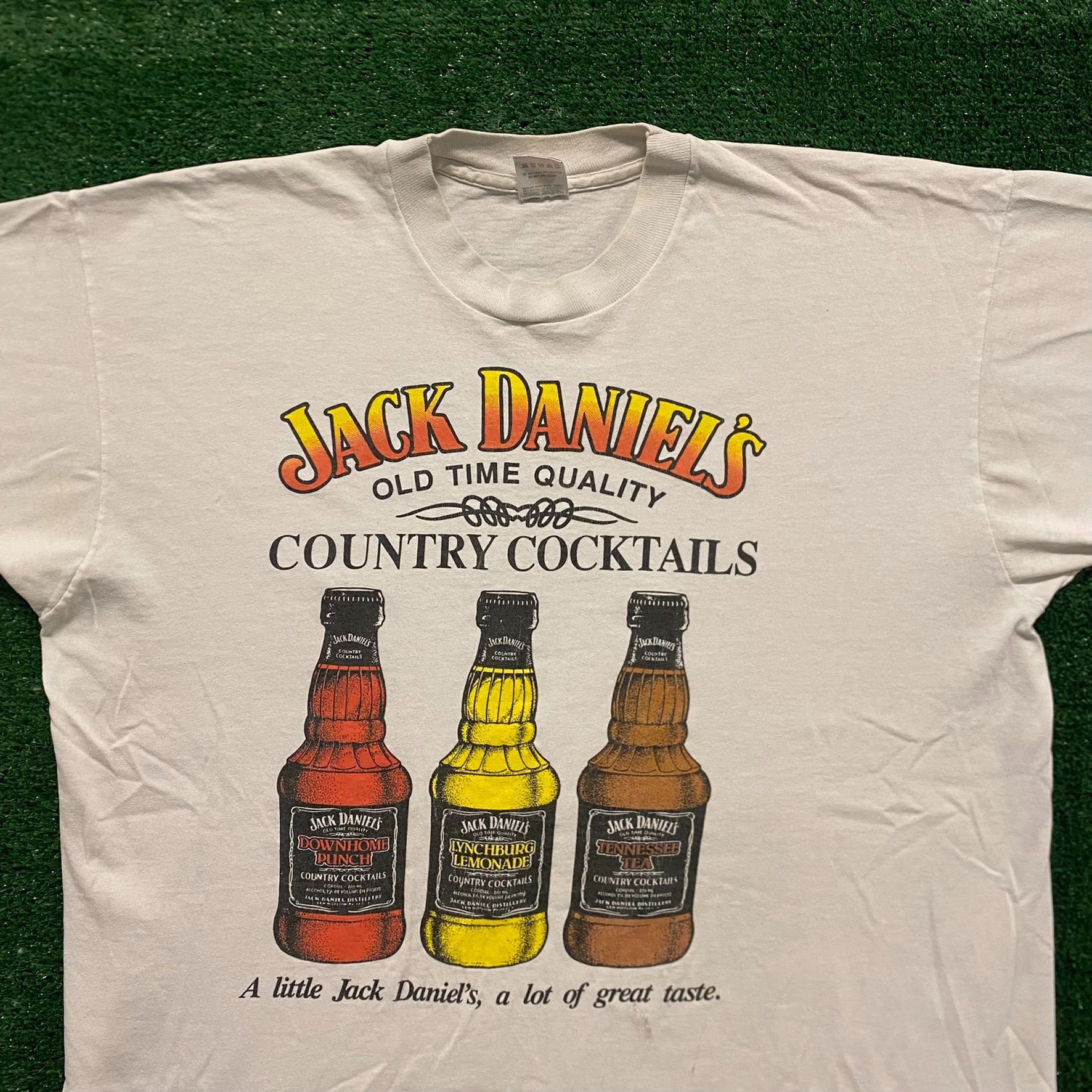 Vintage Jack Daniels Whiskey Vintage 90s Alcohol T-Shirt Size US XL / EU 56 / 4 - 2 Thumbnail