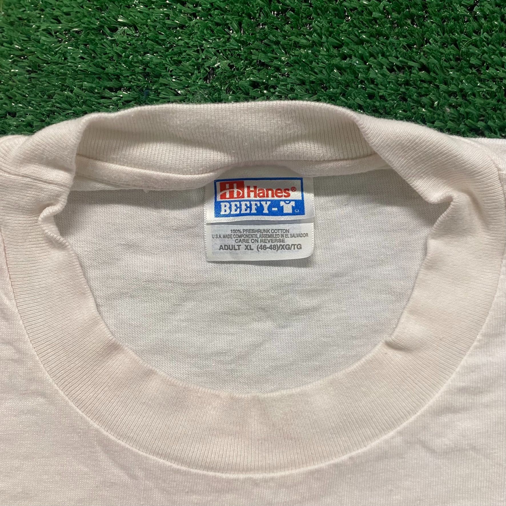 Hanes Anti Smoking Vintage 90s Parody Humor T-Shirt Size US XL / EU 56 / 4 - 3 Thumbnail