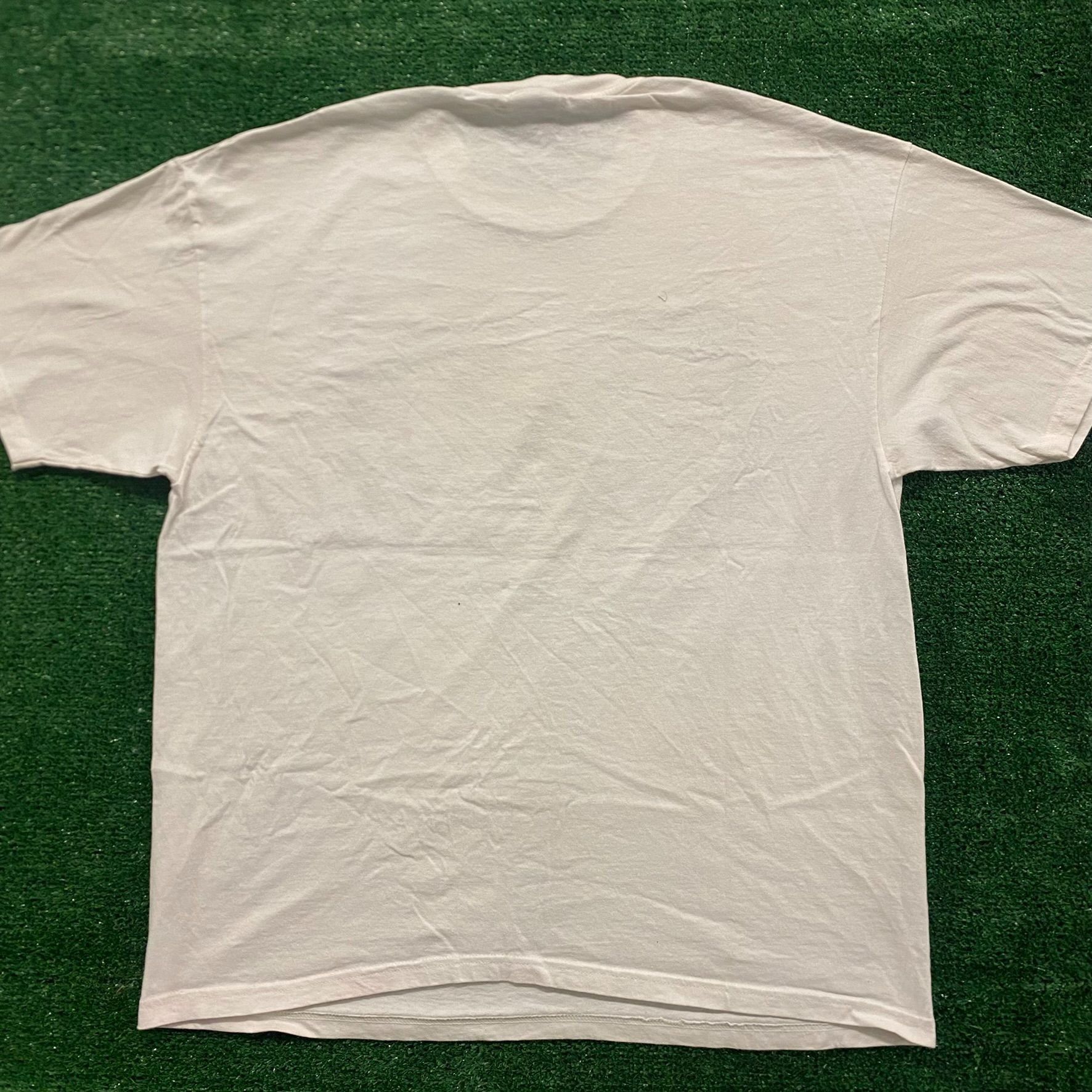 Hanes Anti Smoking Vintage 90s Parody Humor T-Shirt Size US XL / EU 56 / 4 - 4 Thumbnail